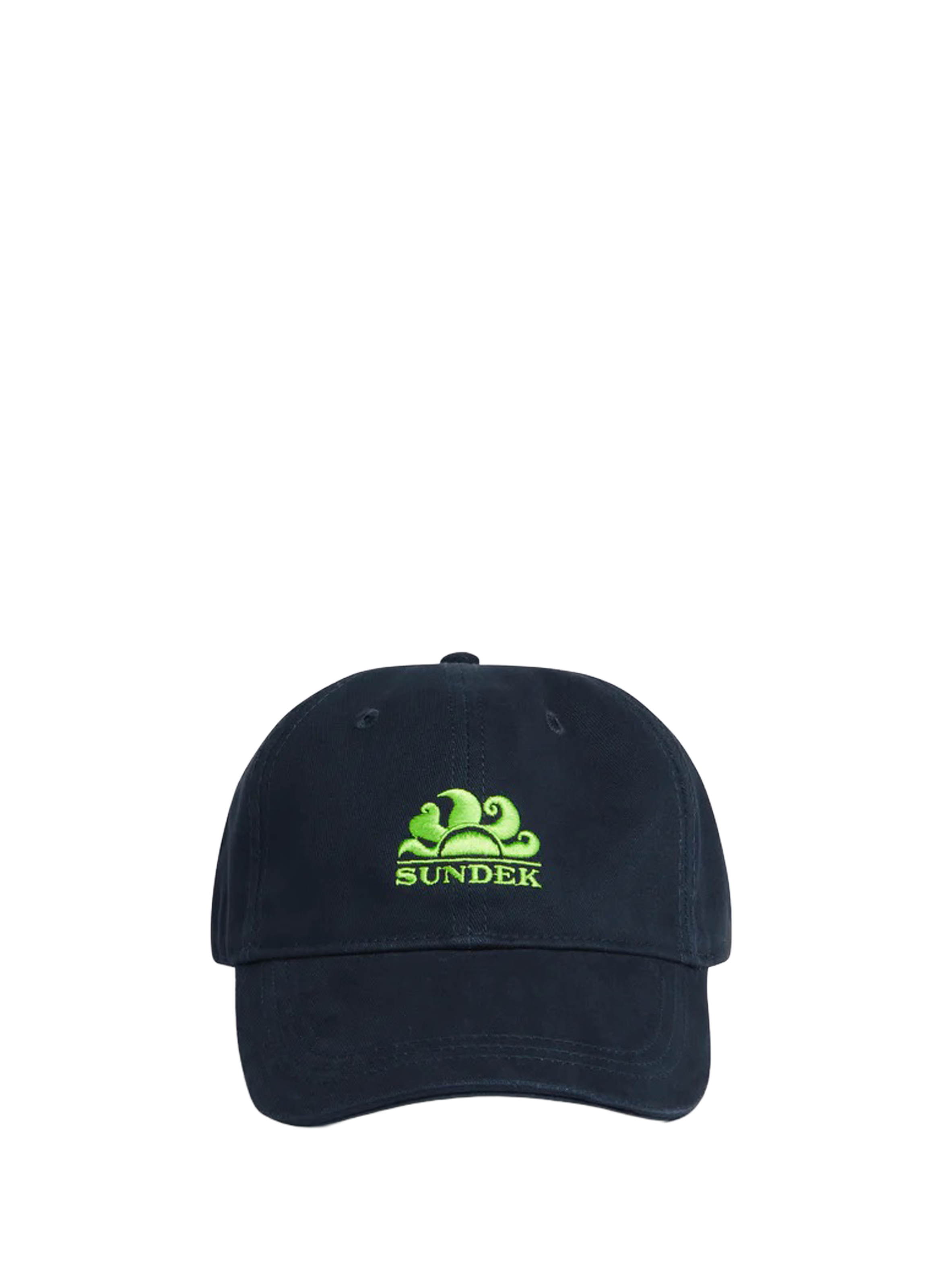 Cotton cap with logo embroidery SUNDEK Blue