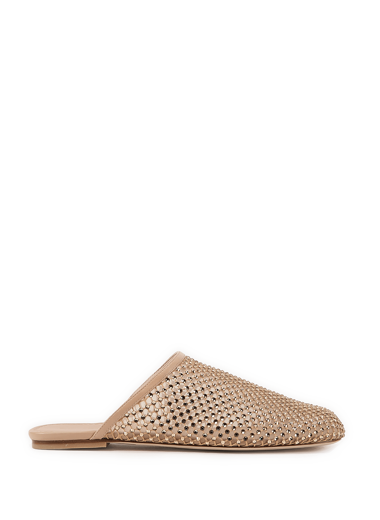 Crystal-embellished mules STUART WEITZMAN Beige