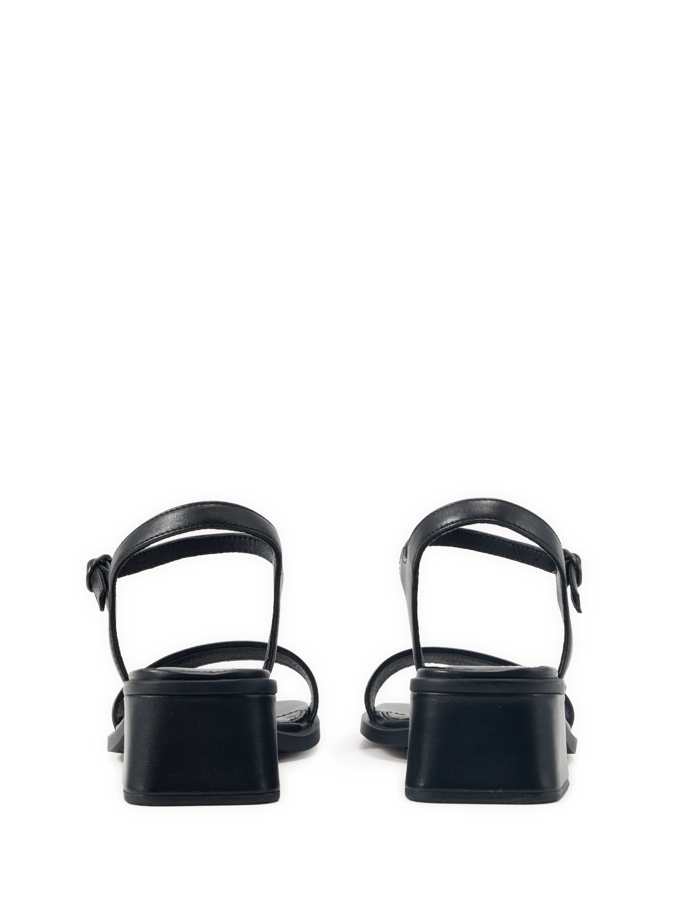 Cow leather high heel sandals CAMPER Black