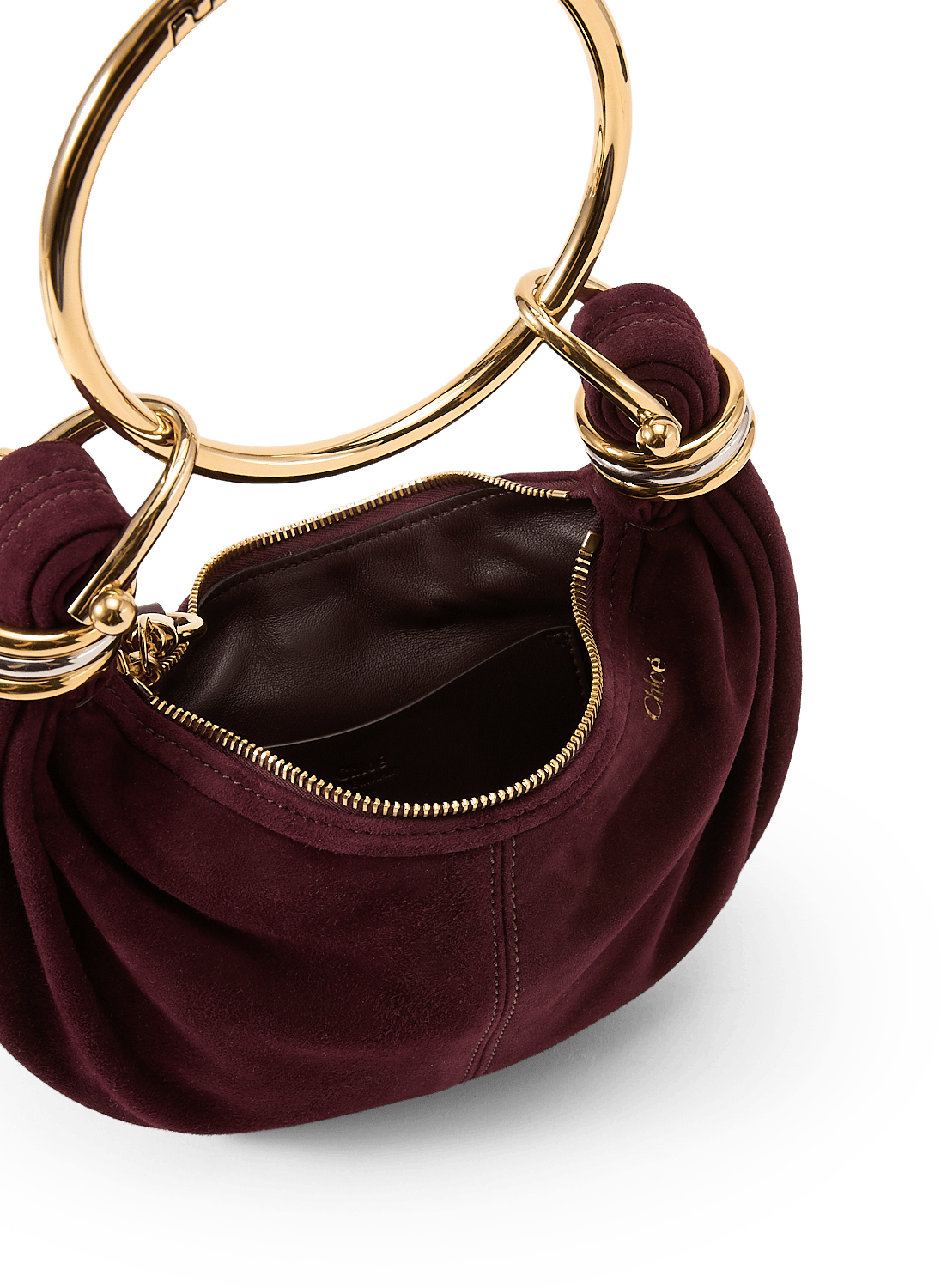 Mini handbag Goat leather wrist strap CHLOÉ Red