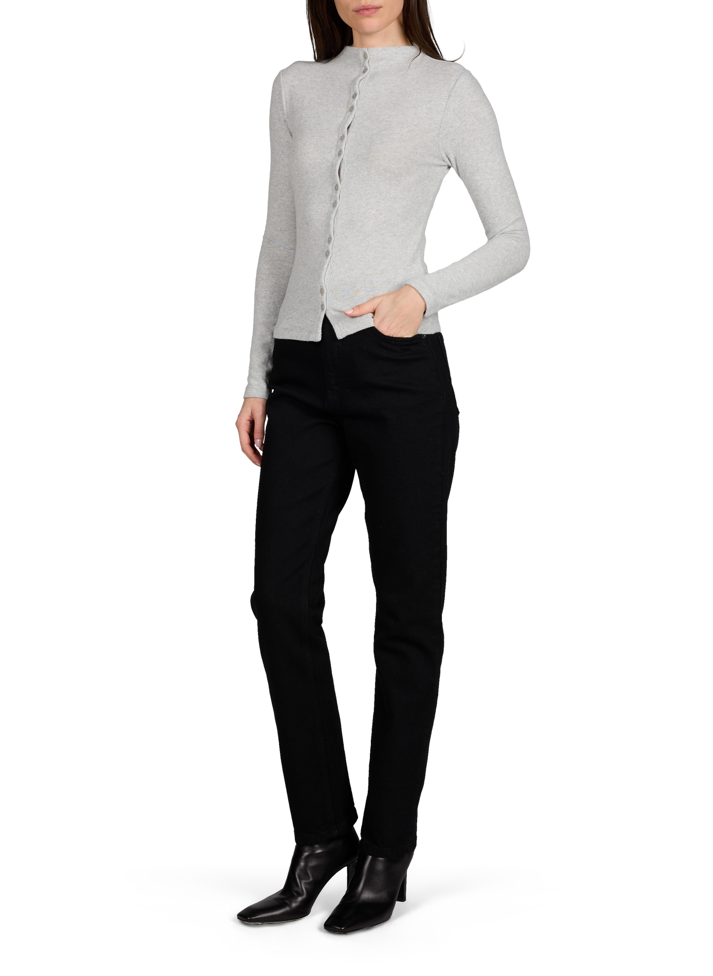 Jean slim Tsdree en coton mélangé TOPSHOP Bleu