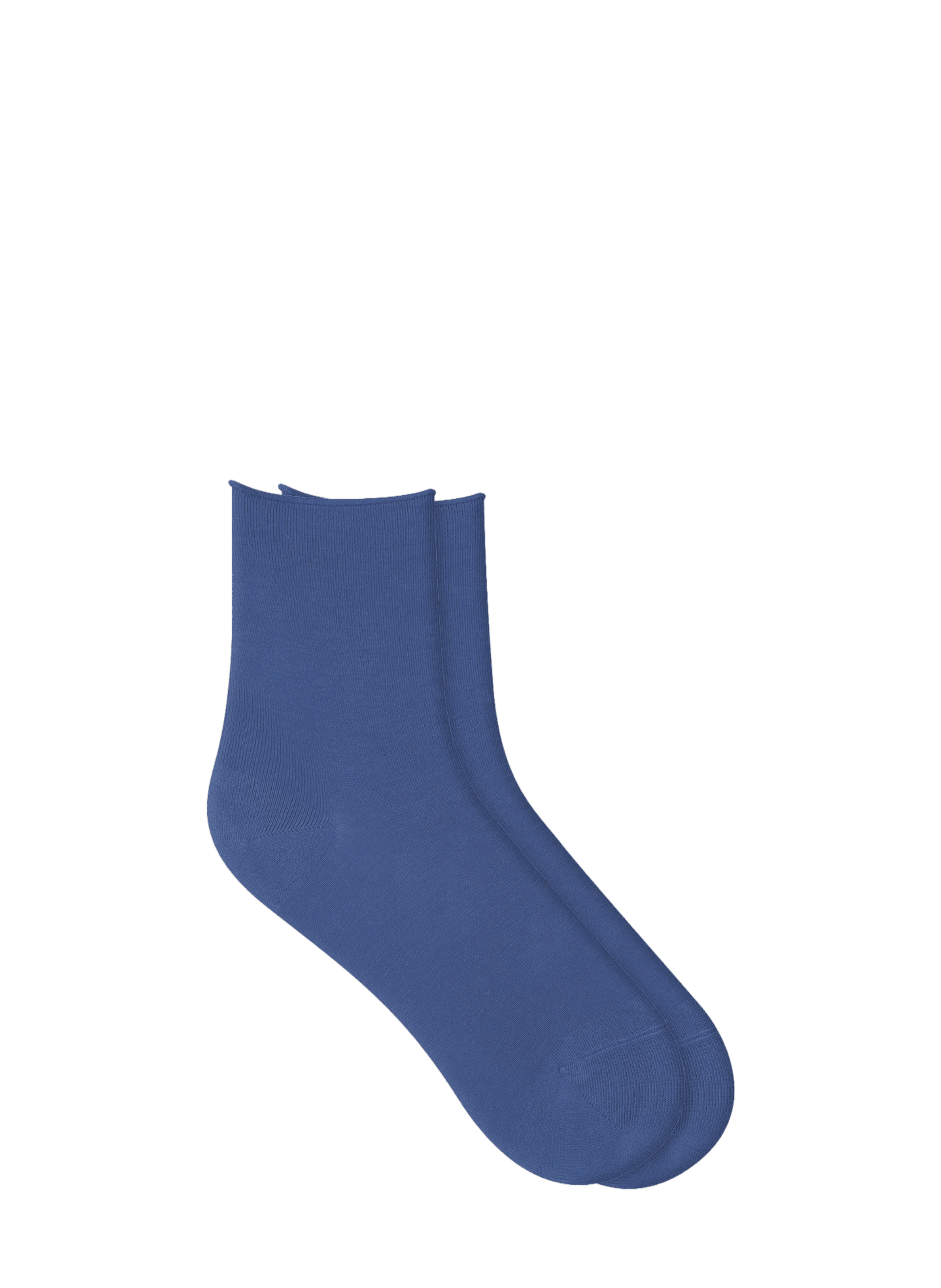 Chaussettes basses veloutées BLEUFORÊT Bleu