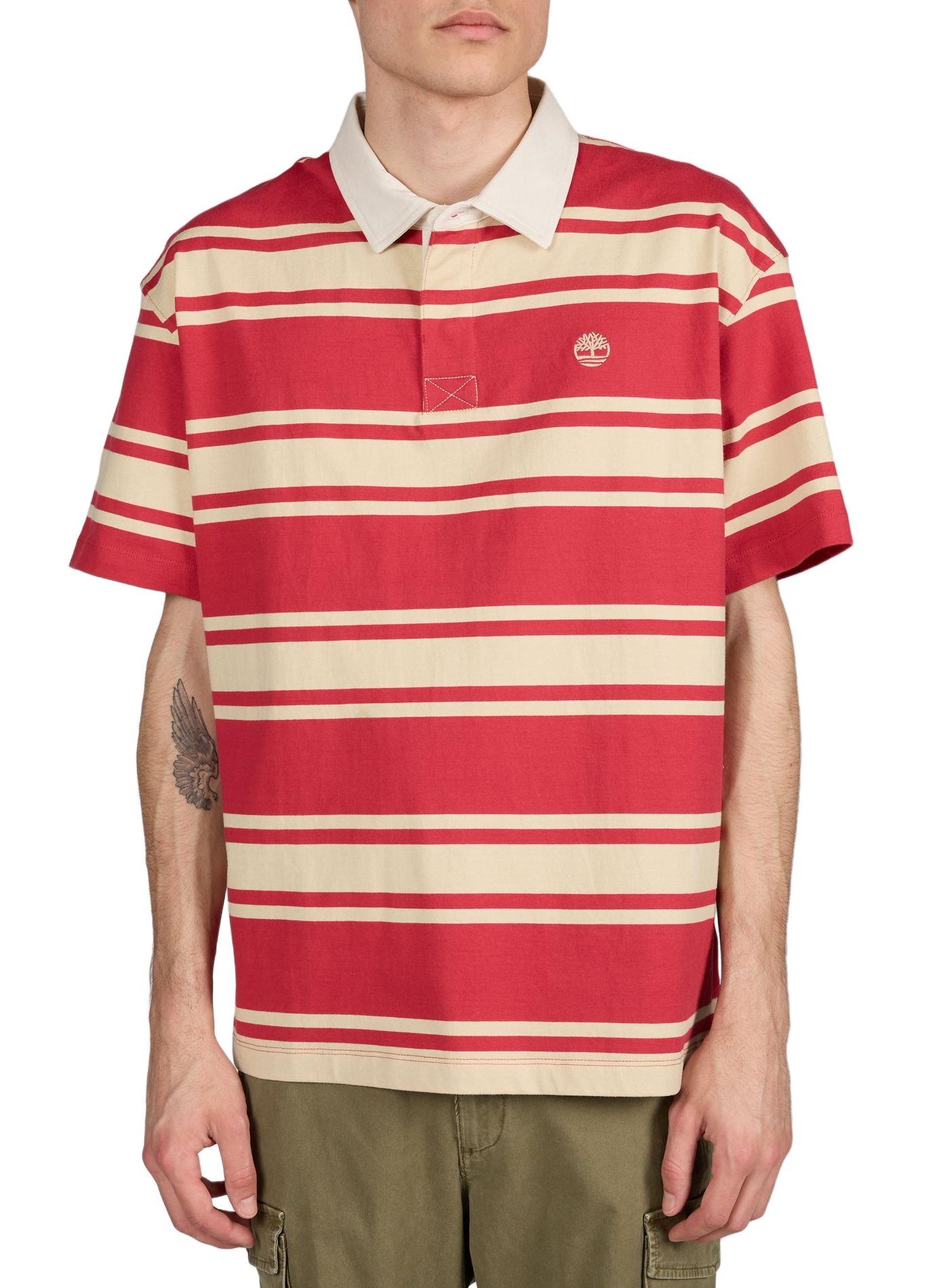 Polo a righe TIMBERLAND Rosso
