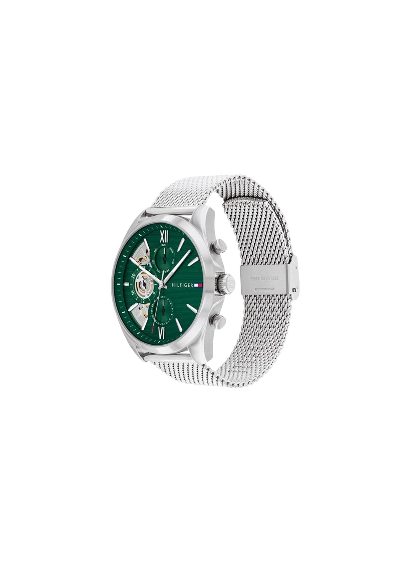 Montre quartz Baker en acier inoxydable TOMMY HILFIGER MONTRES Argent