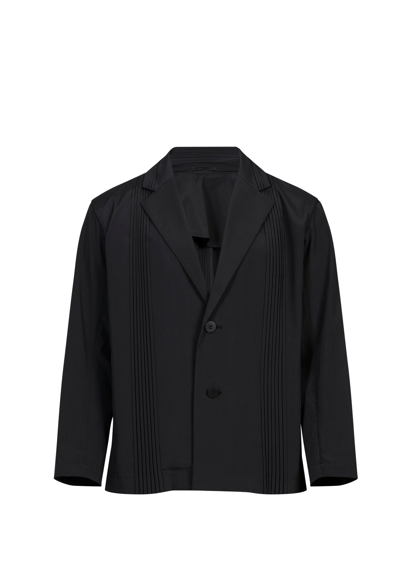 Veste droite col tailleur ISSEY MIYAKE Noir