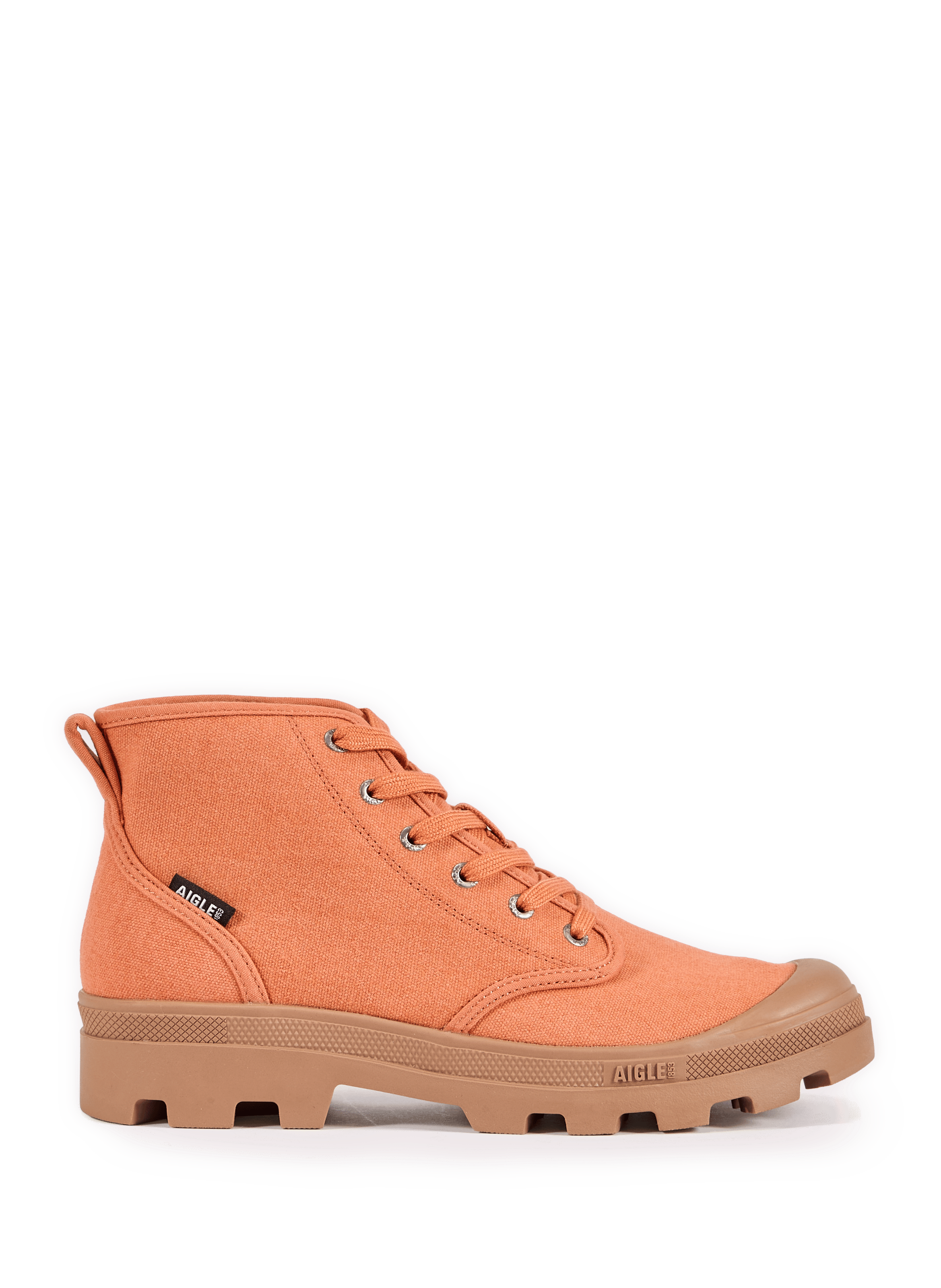 Baskets montantes en coton mélangé AIGLE Orange