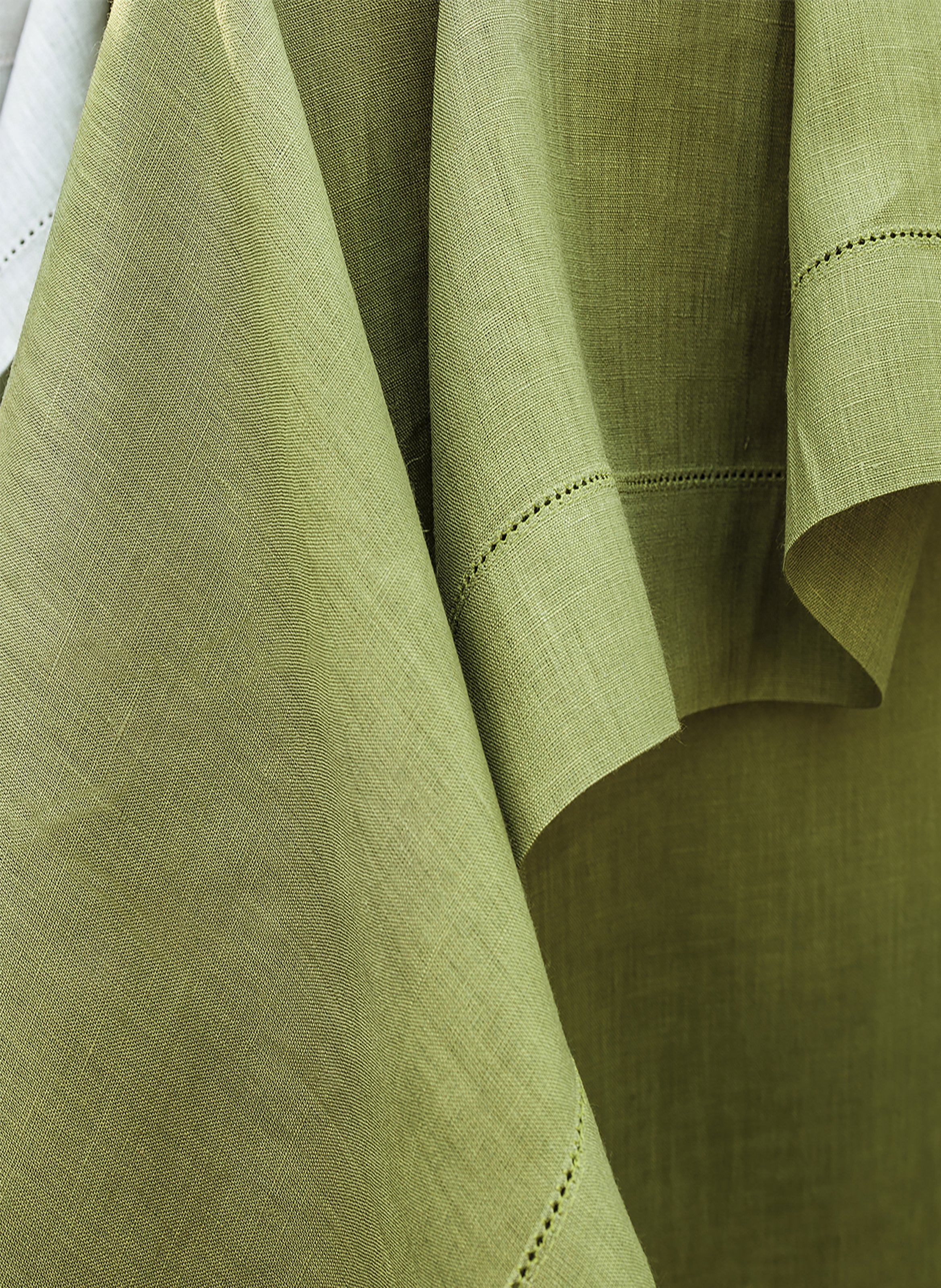 Serviette de table unie en lin, florence ALEXANDRE TURPAULT Vert