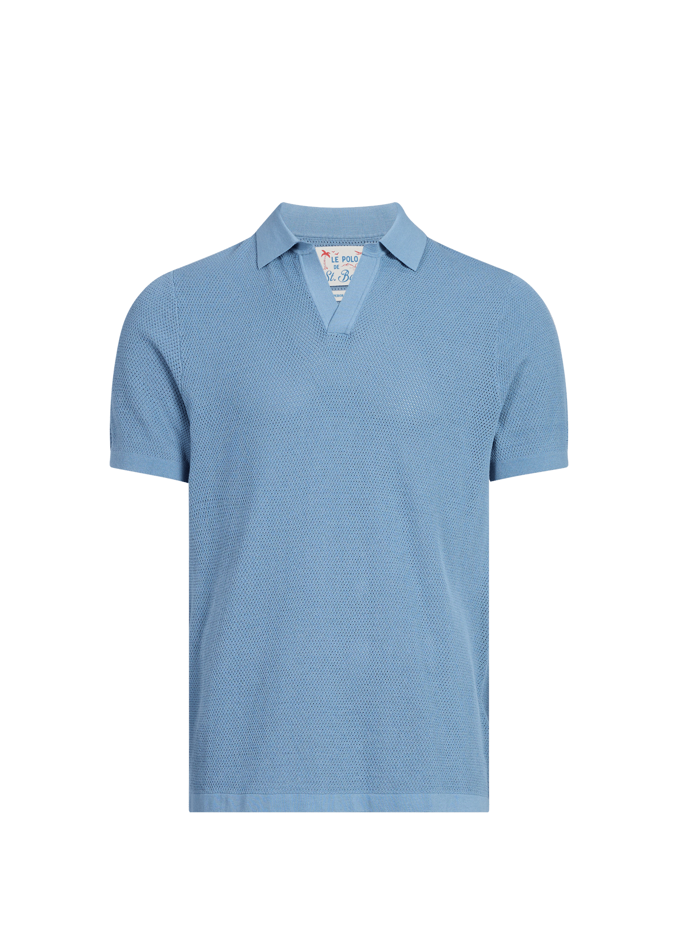 Sloan Mesh Buttonless Cardigan MC2 SAINT BARTH Blue