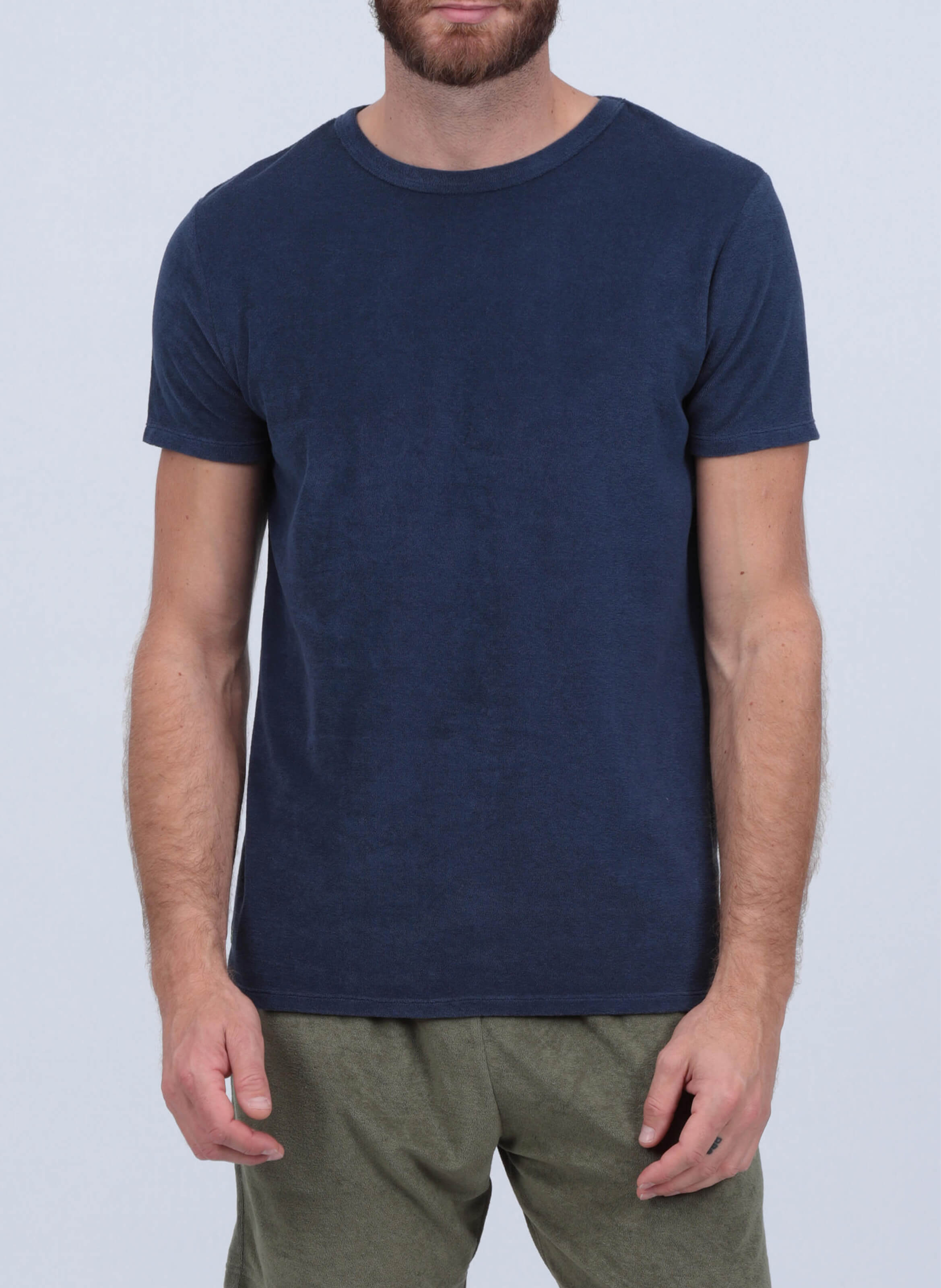 T-shirt bleu nuit en éponge GILI'S Bleu