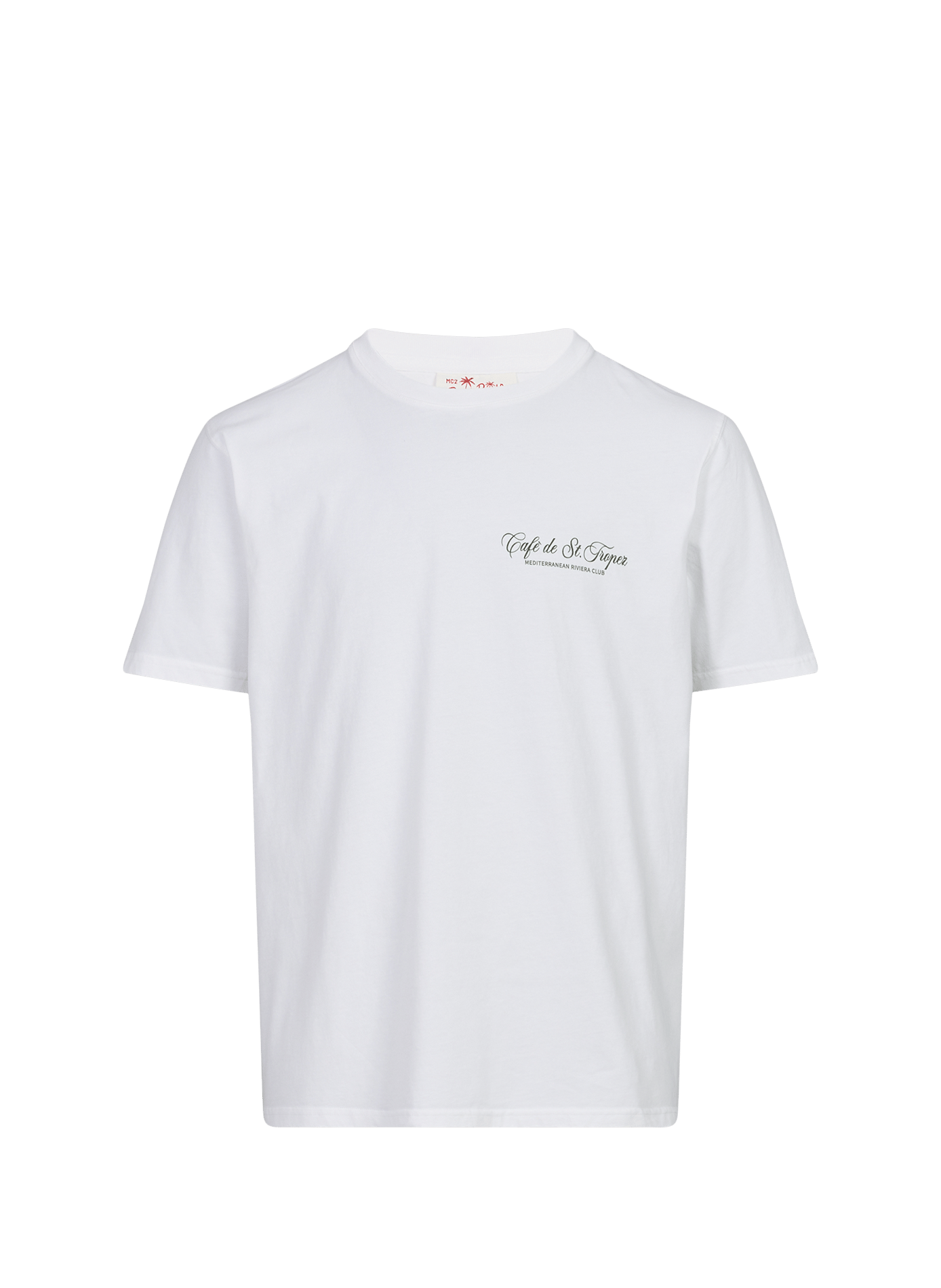 Straight cotton t-shirt MC2 SAINT BARTH White
