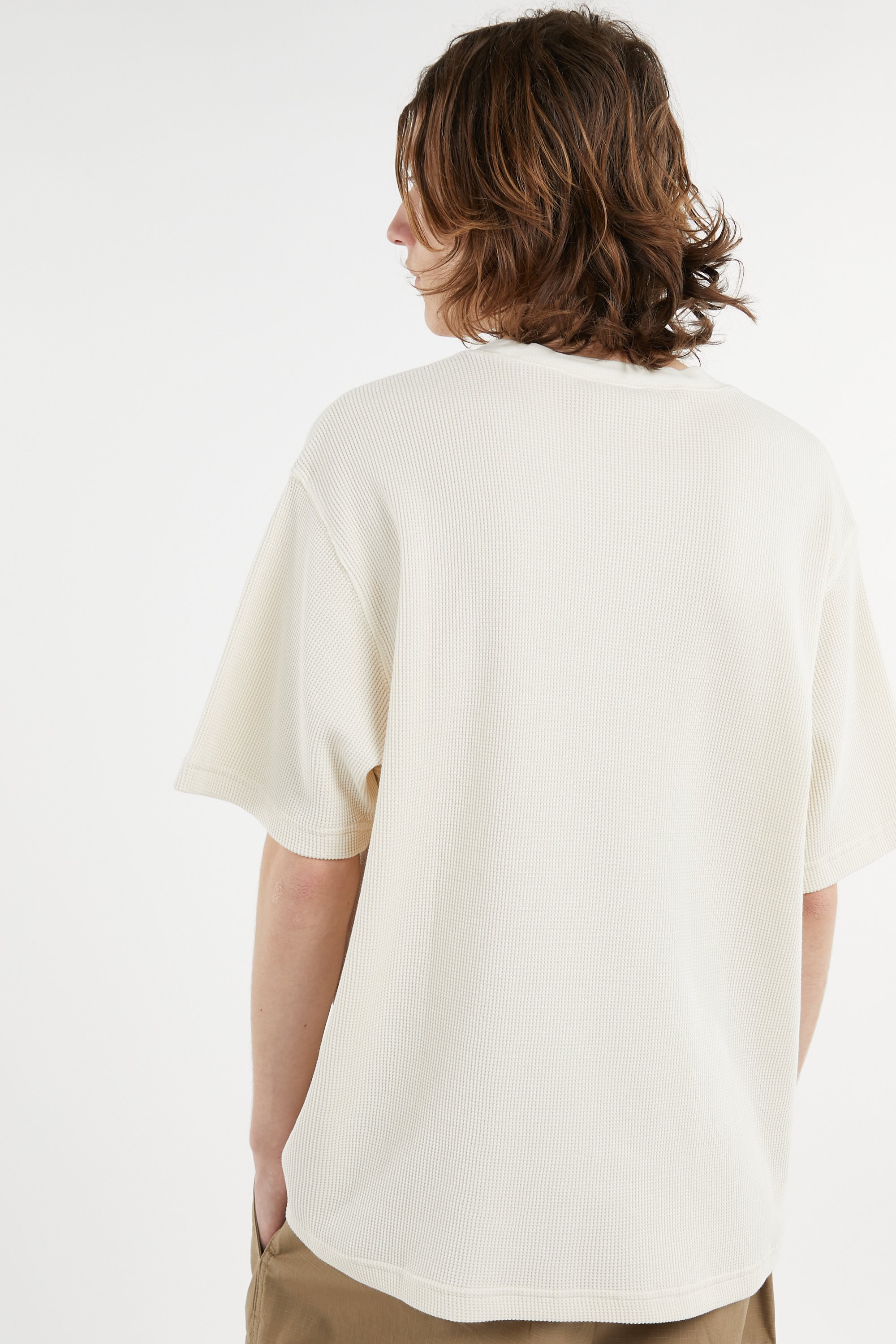 T-shirt s/s nelson waffle t-shirt CARHARTT WIP Beige