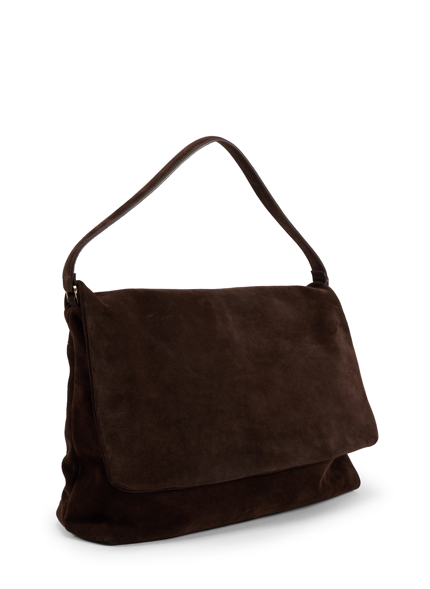 Sac à bandoulière Iloise M en cuir suédé SAISON 1865 Marron
