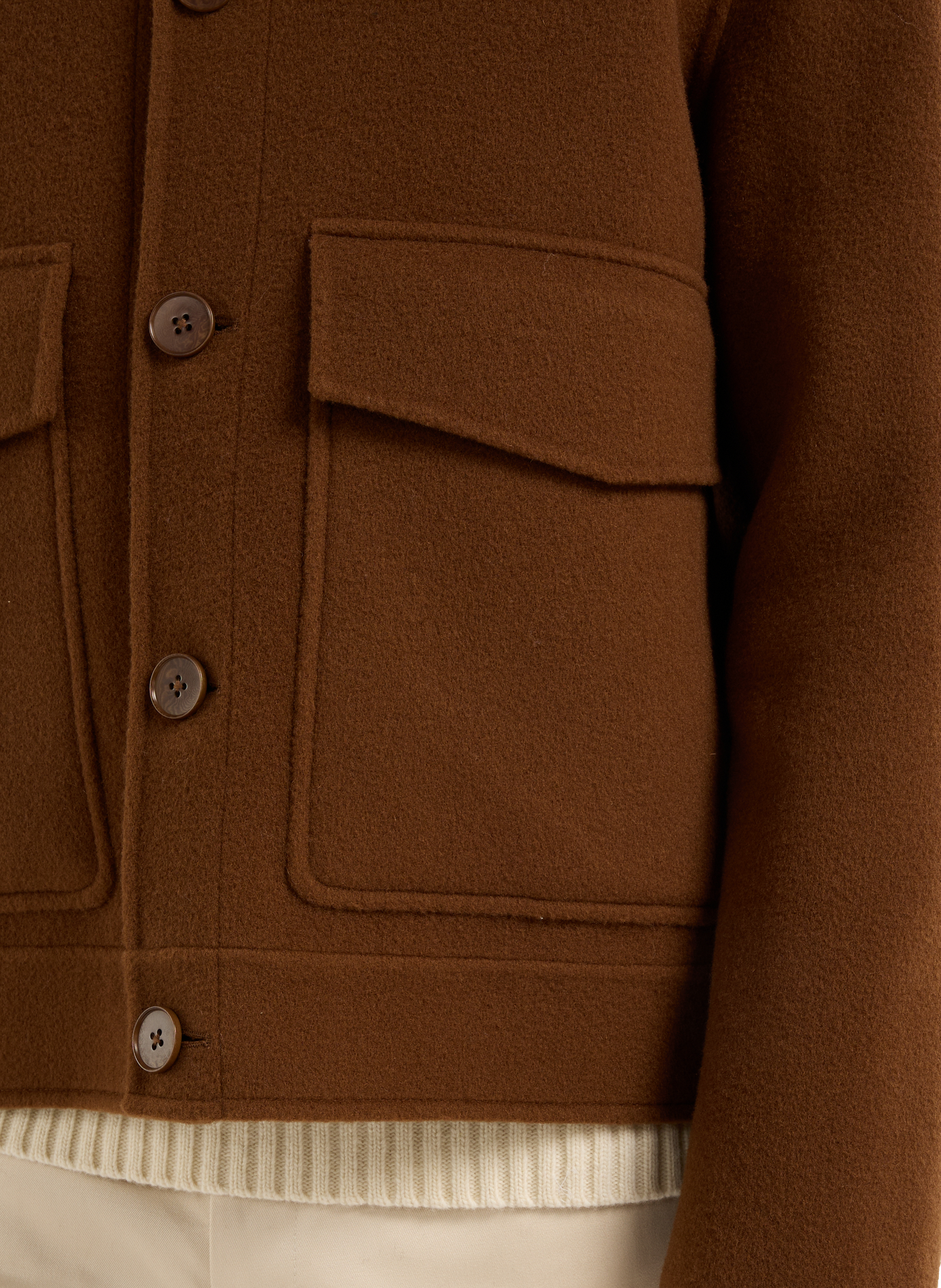 Chaqueta Emy de lana SAISON 1865 Marrón