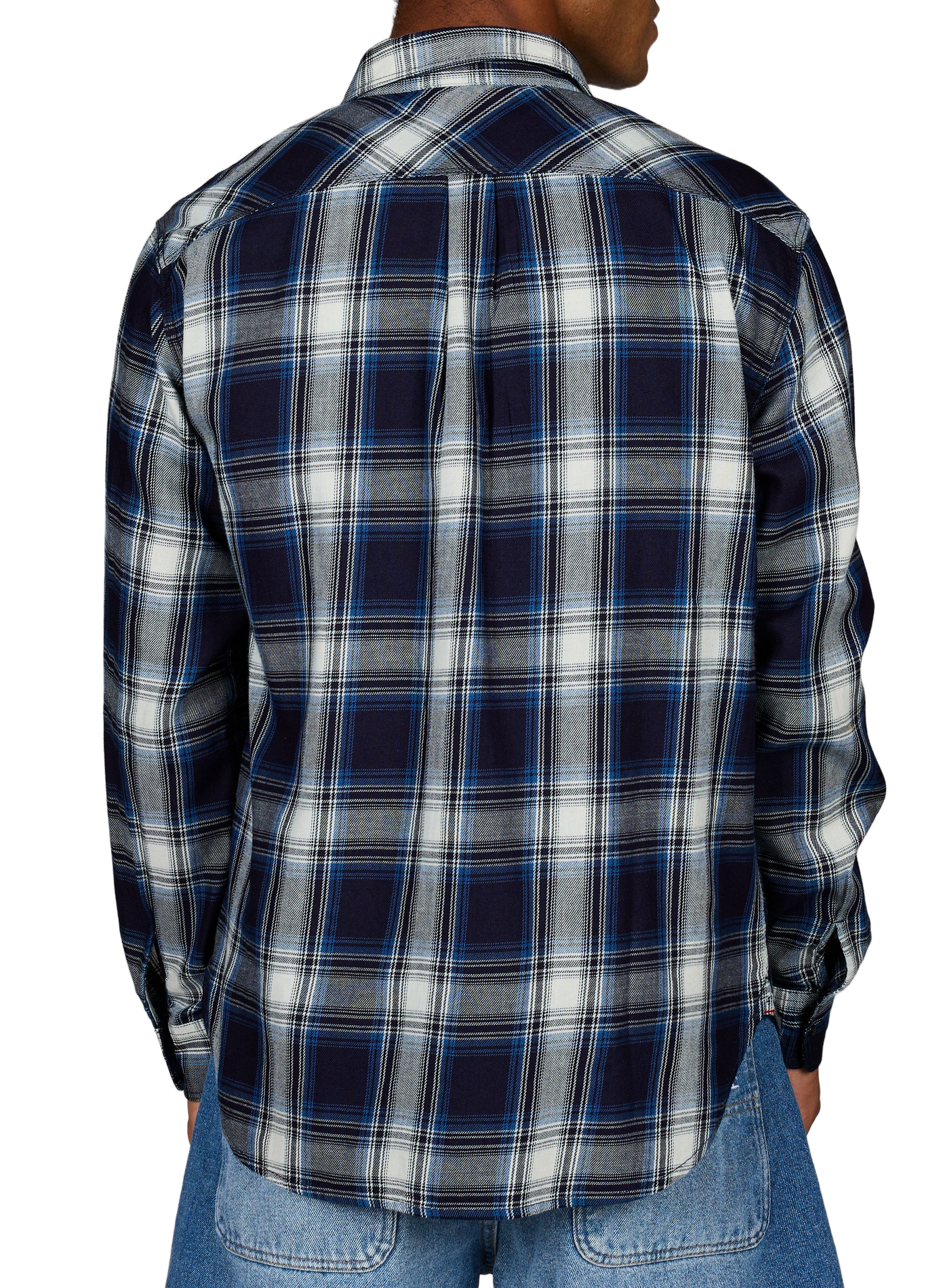 Chemise à carreaux REPLAY Bleu