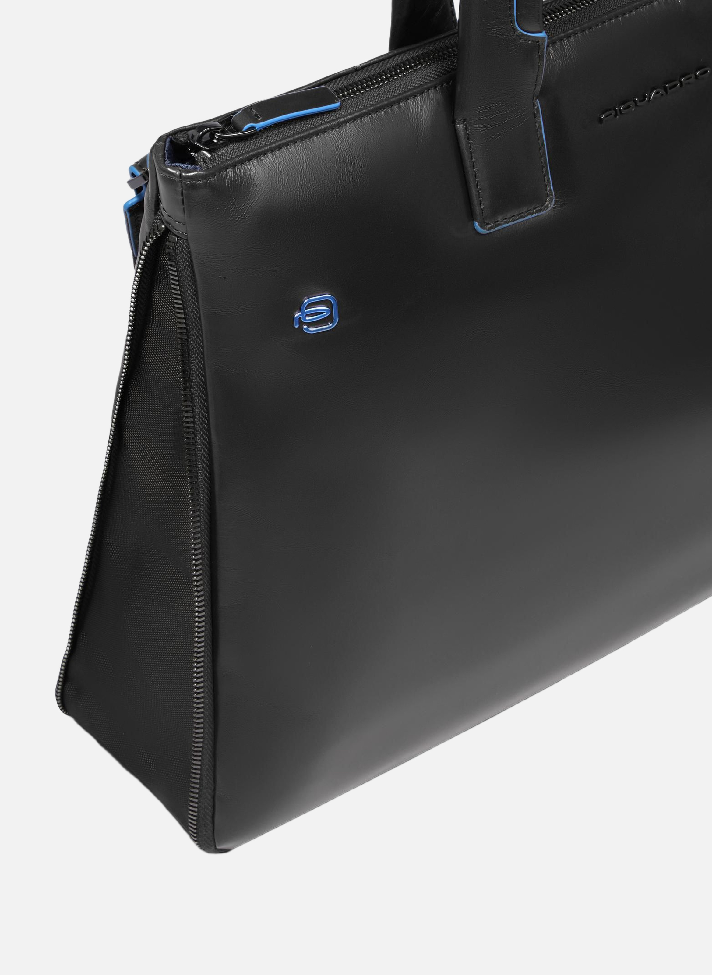 Sac fin pour ordinateur 15,6", extensible PIQUADRO Noir