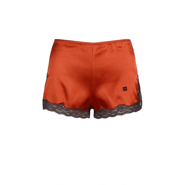 Boxer à dentelle en soie Boxer à dentelle en soie