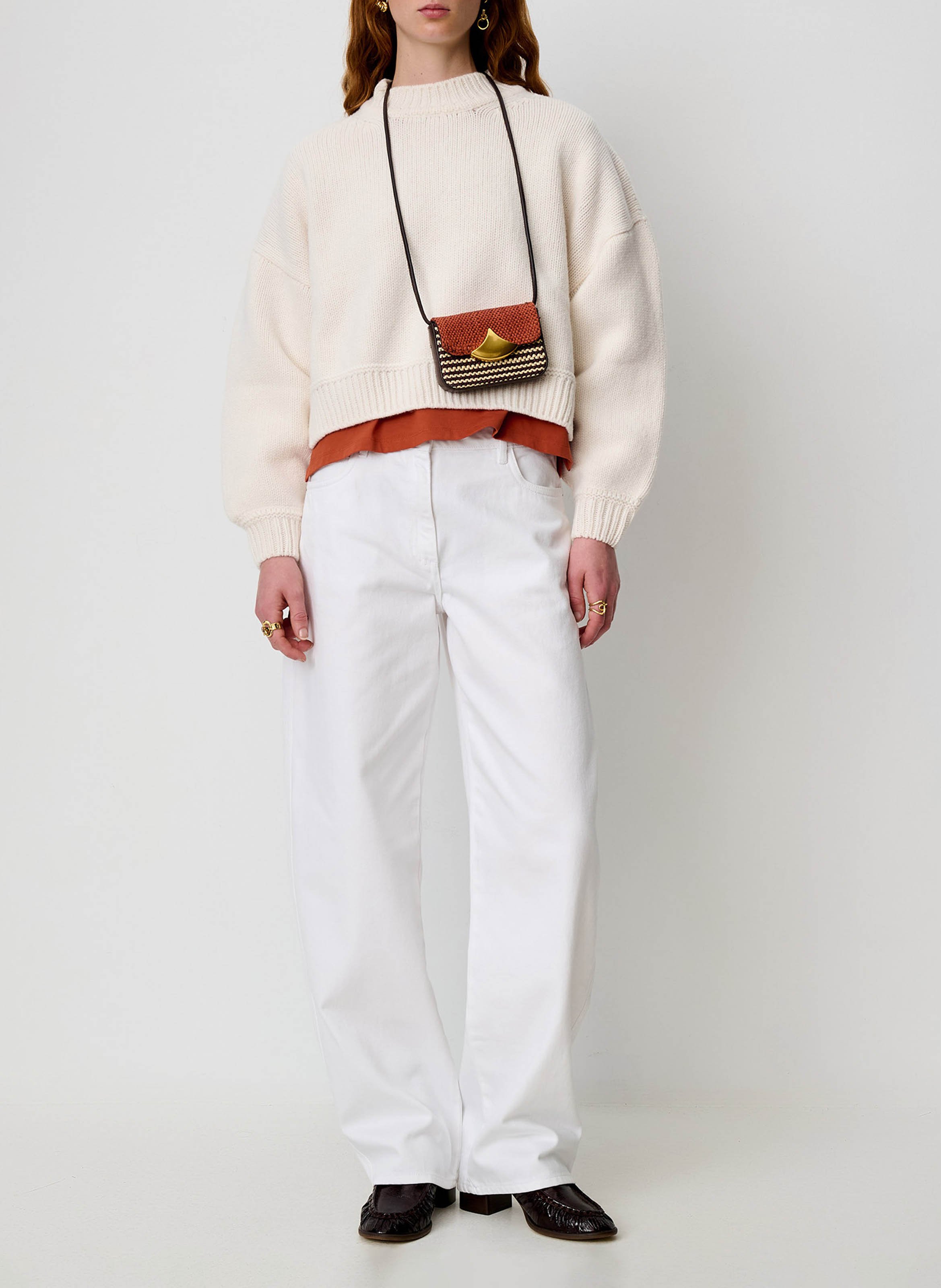 Pull ample en laine spero SESSUN Beige