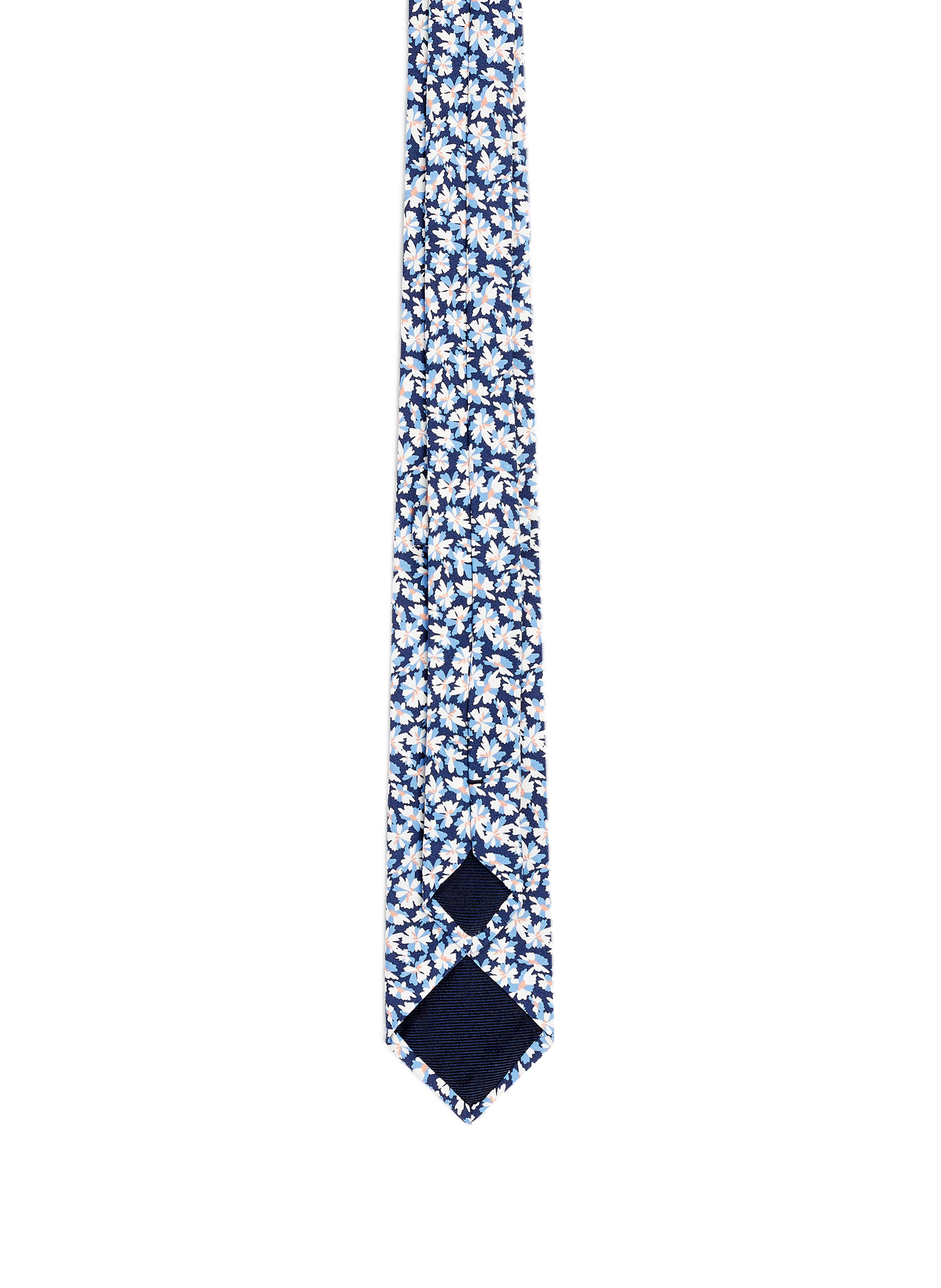 Cravate à imprimé floral en soie AU PRINTEMPS PARIS Multicolore