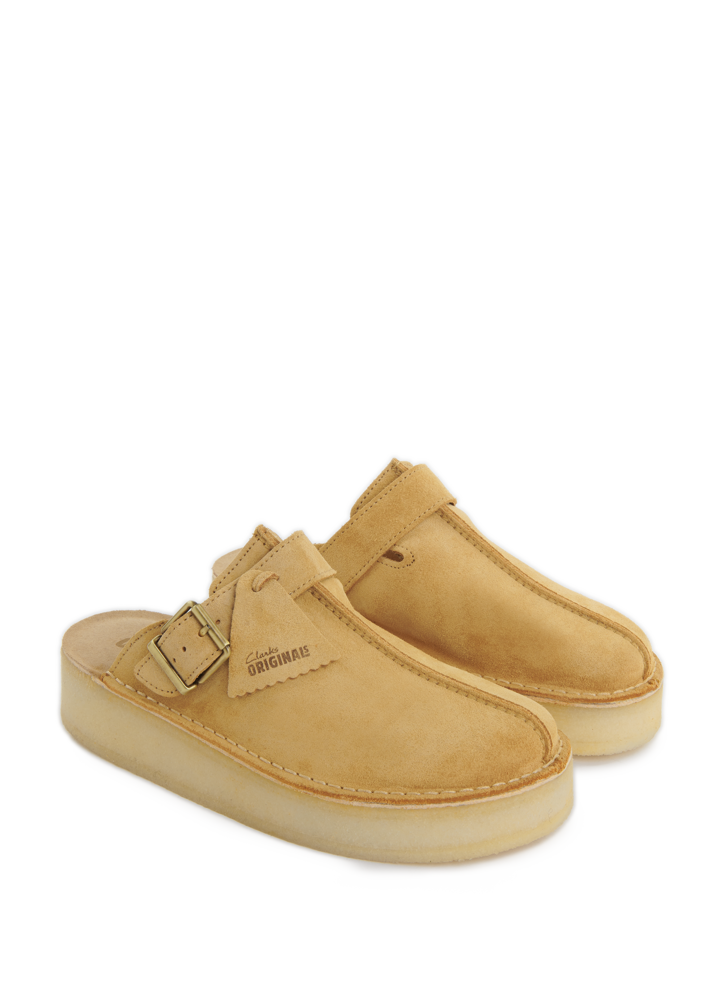 TrekWedge leather mules CLARKS Brown