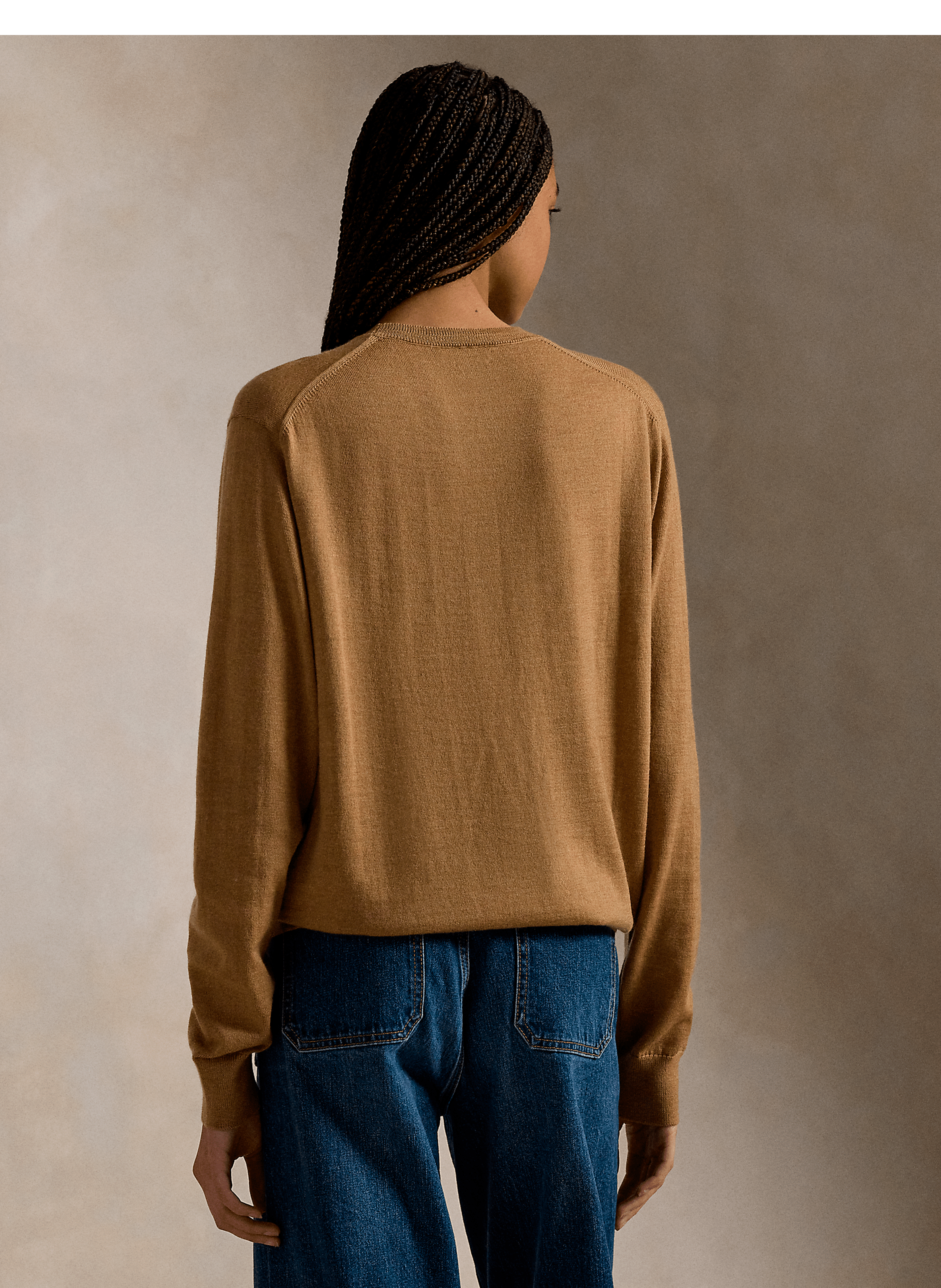 Straight wool jumper POLO RALPH LAUREN Beige