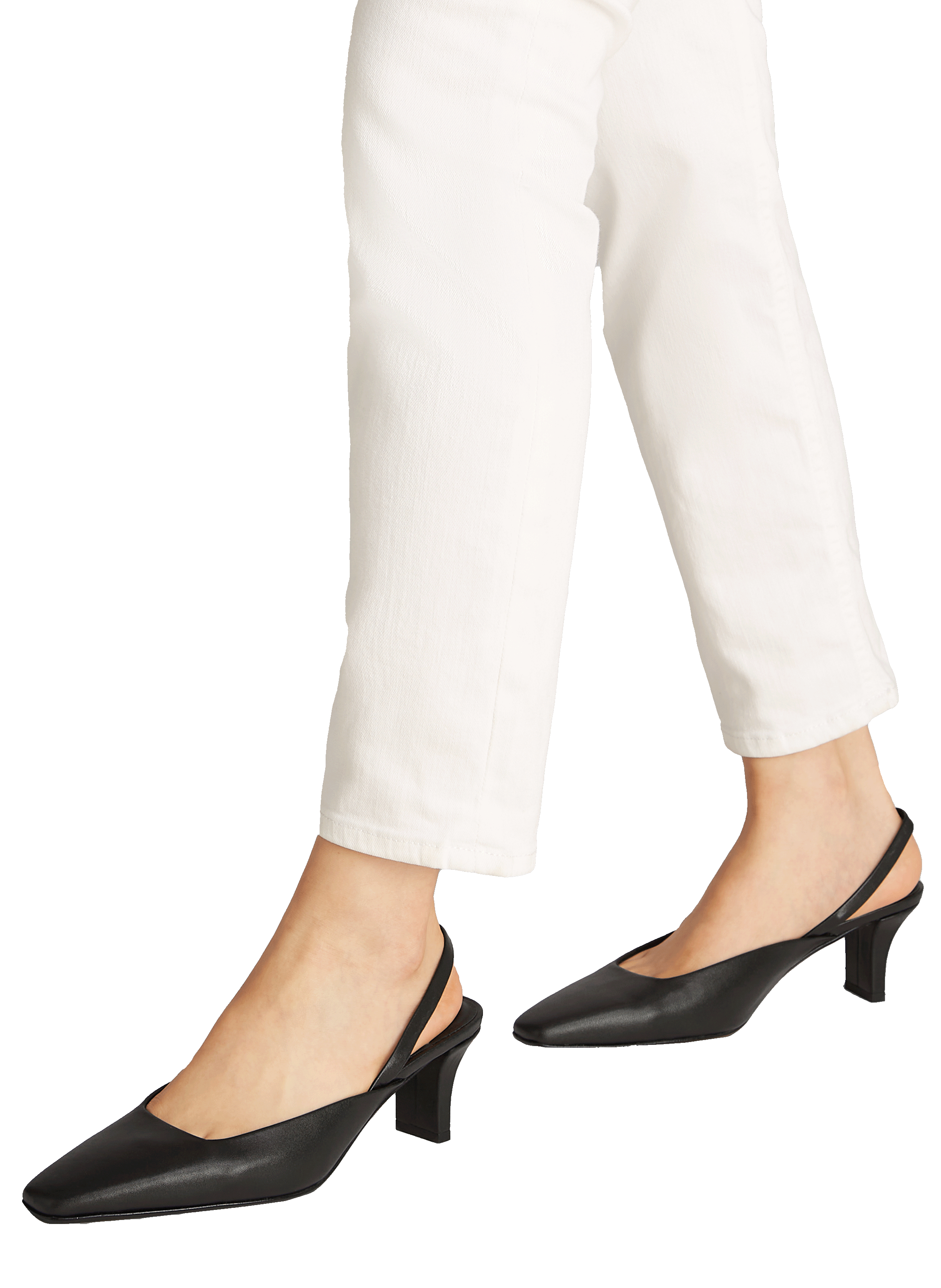 Slingbacks en cuir CALVIN KLEIN Noir