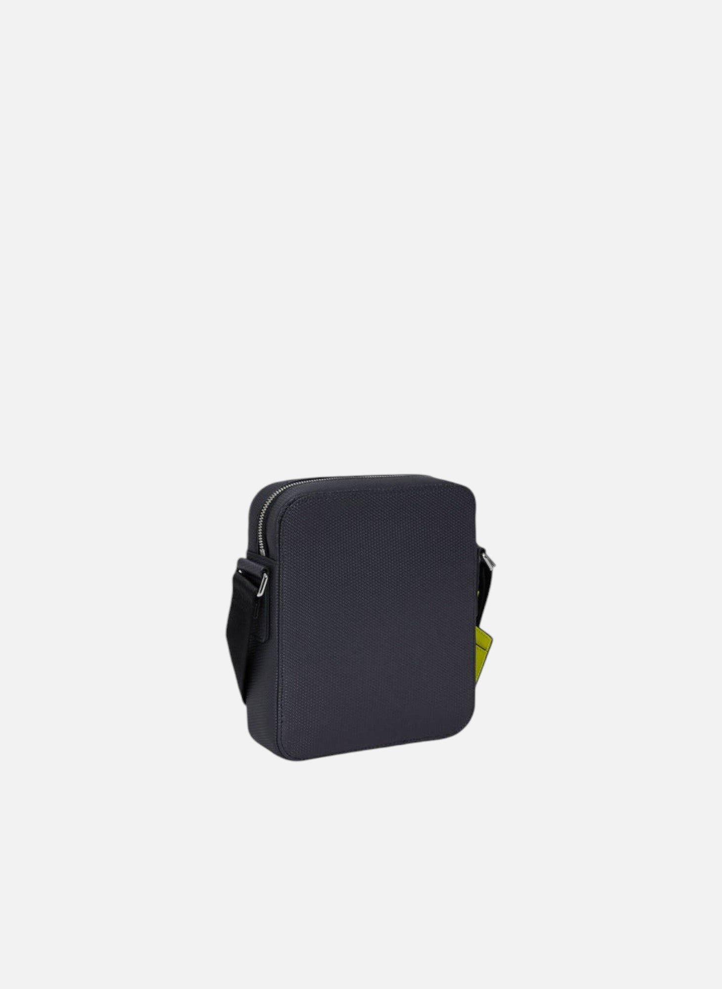 Petite sacoche zippée emile en cuir signature t LE TANNEUR Bleu