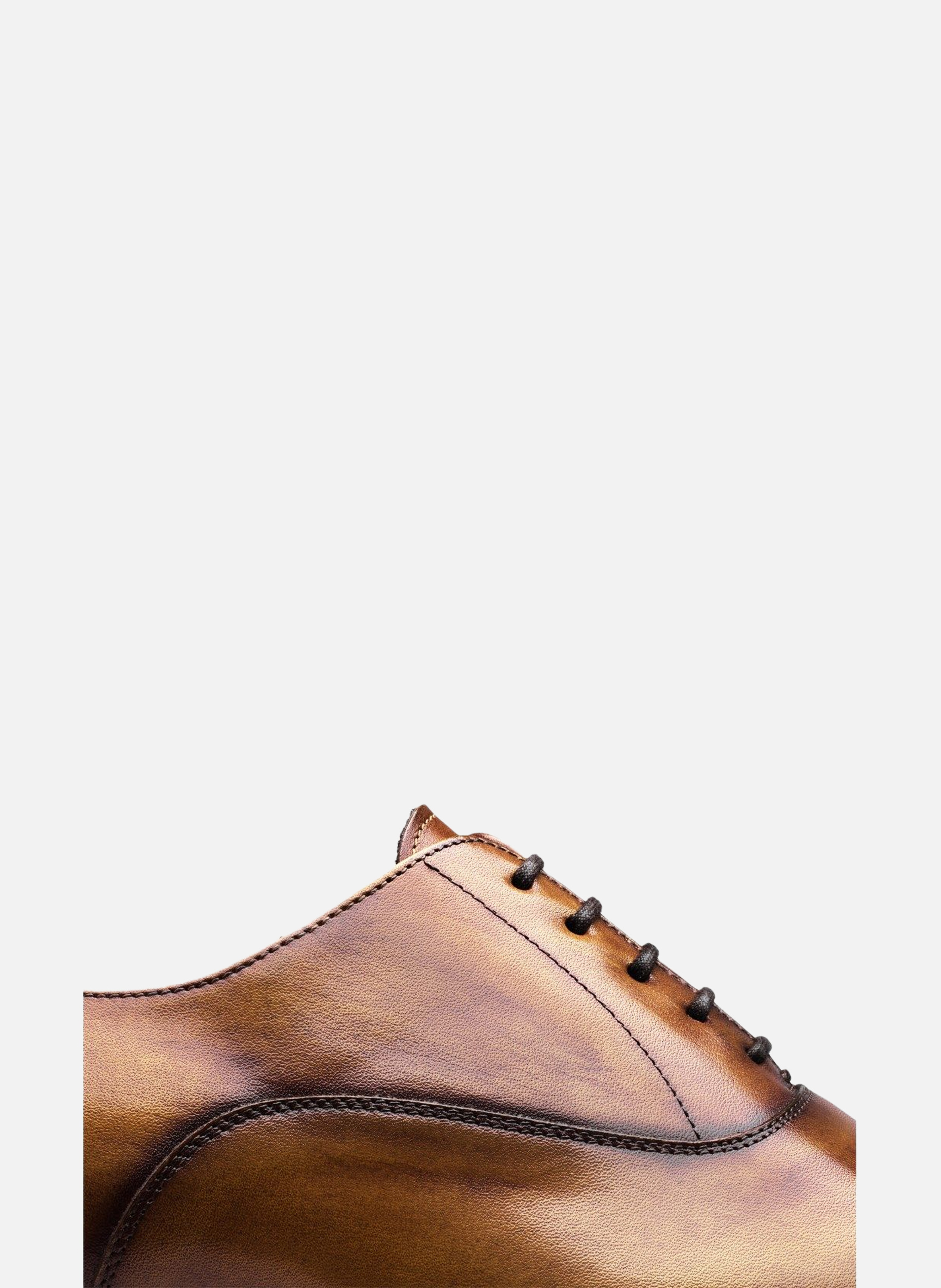 Richelieu cuir oxford FINSBURY Marron