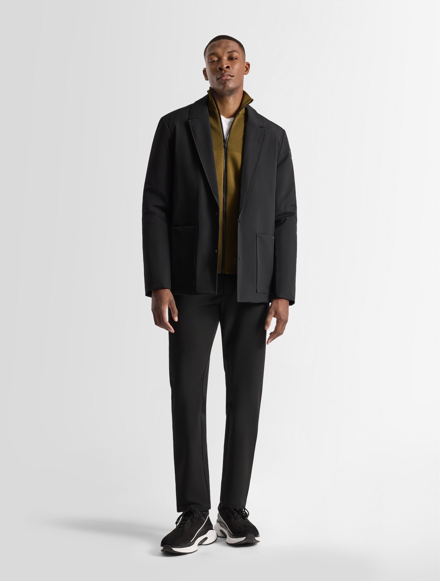 Veste petro col tailleur coupe ample FUSALP Noir