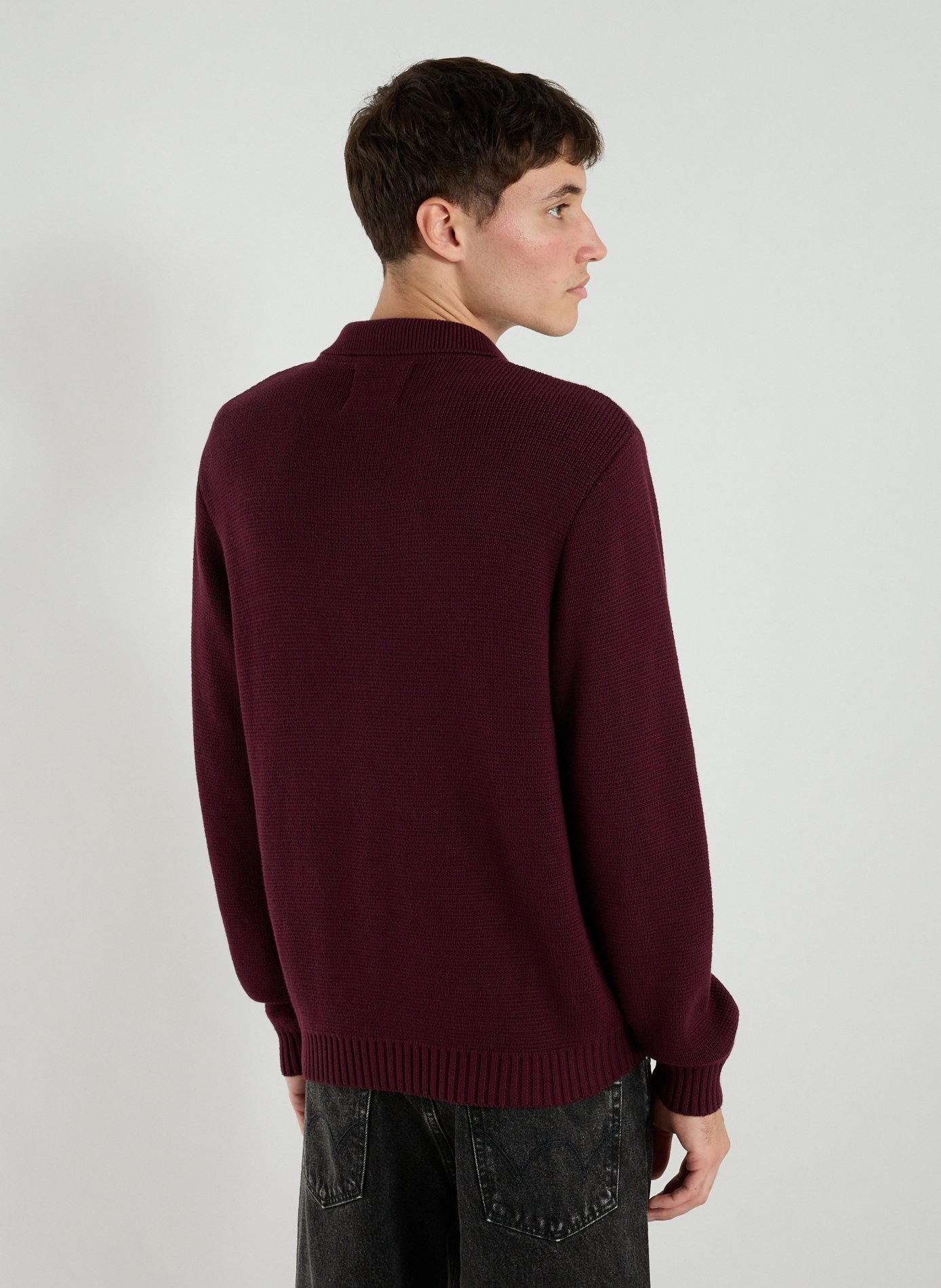 Cotton zip-up jumper ARTE ANTWERP Red