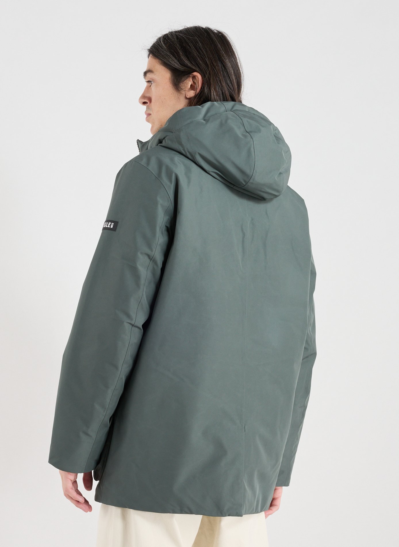 Parka à capuche  AIGLE Gris