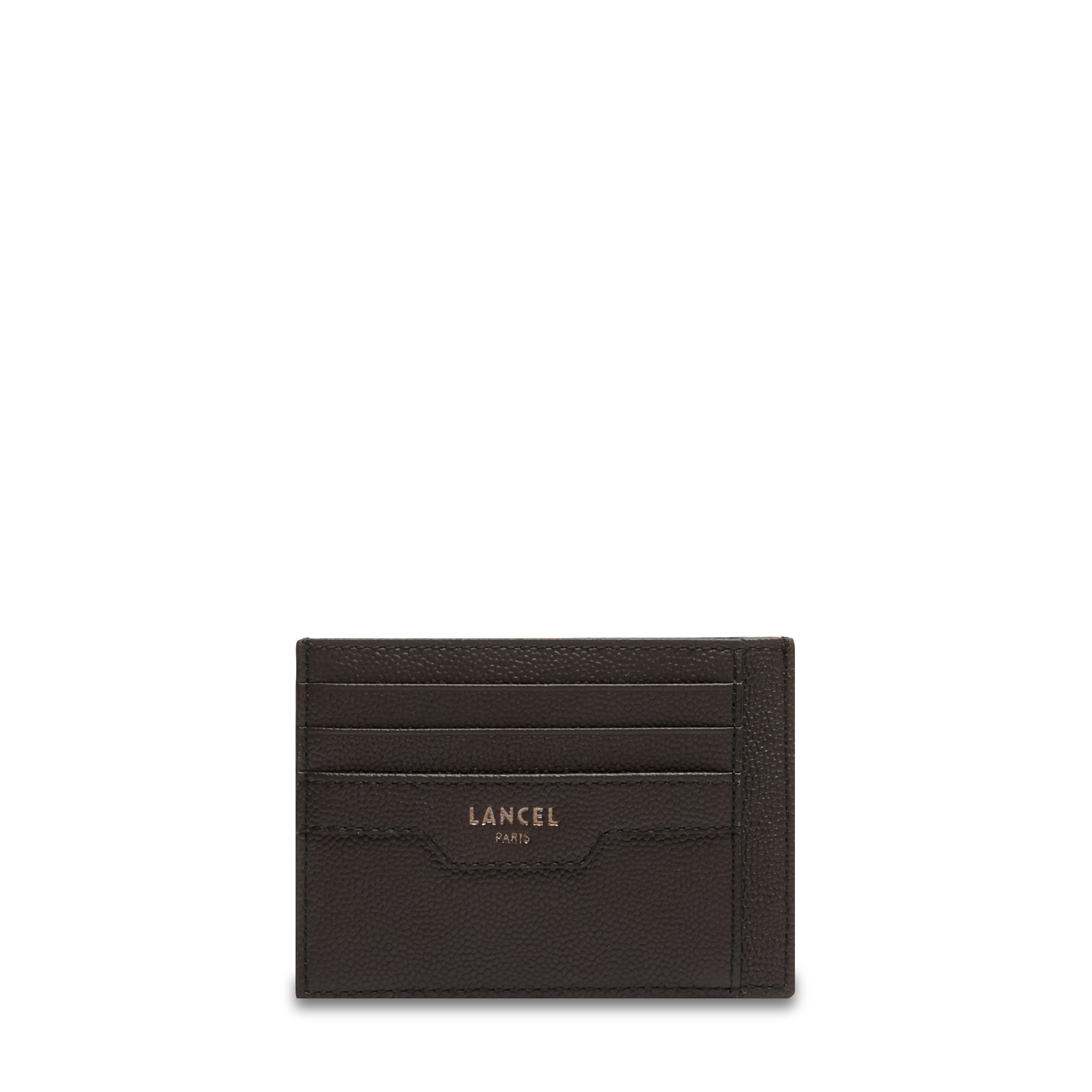 Porte-cartes charlie de lancel en cuir LANCEL Gris