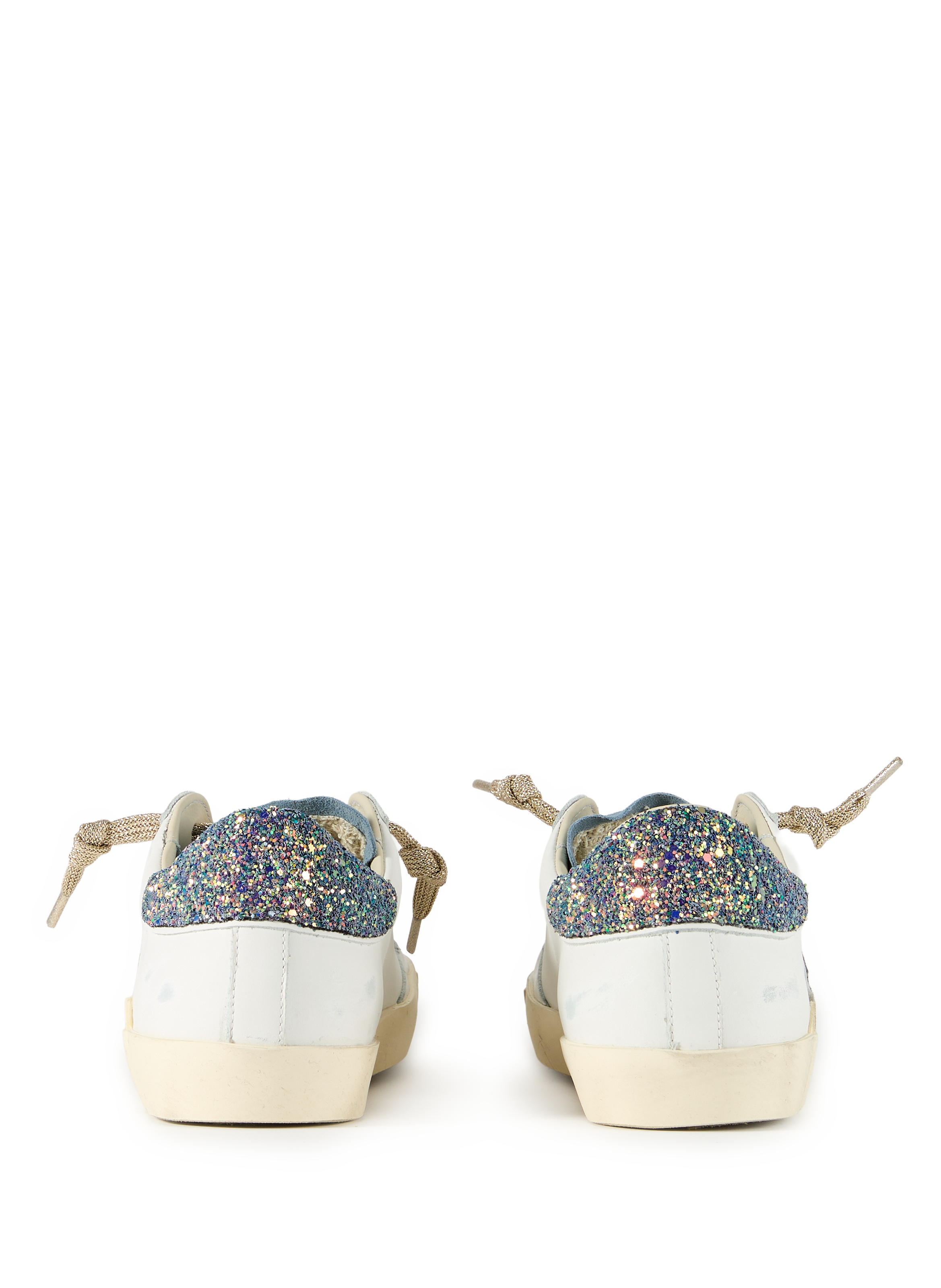 Baskets bi-matière en cuir PHILIPPE MODEL Blanc