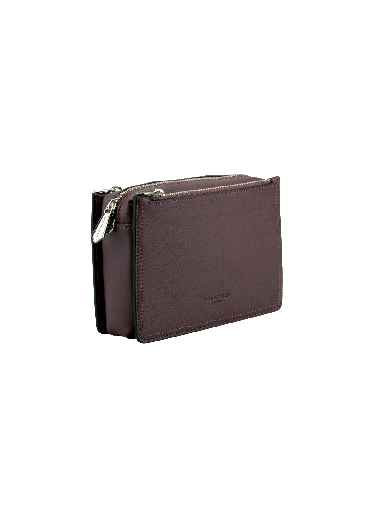 Alesia | sac trotteur gm en cuir de vachette POURCHET Rouge