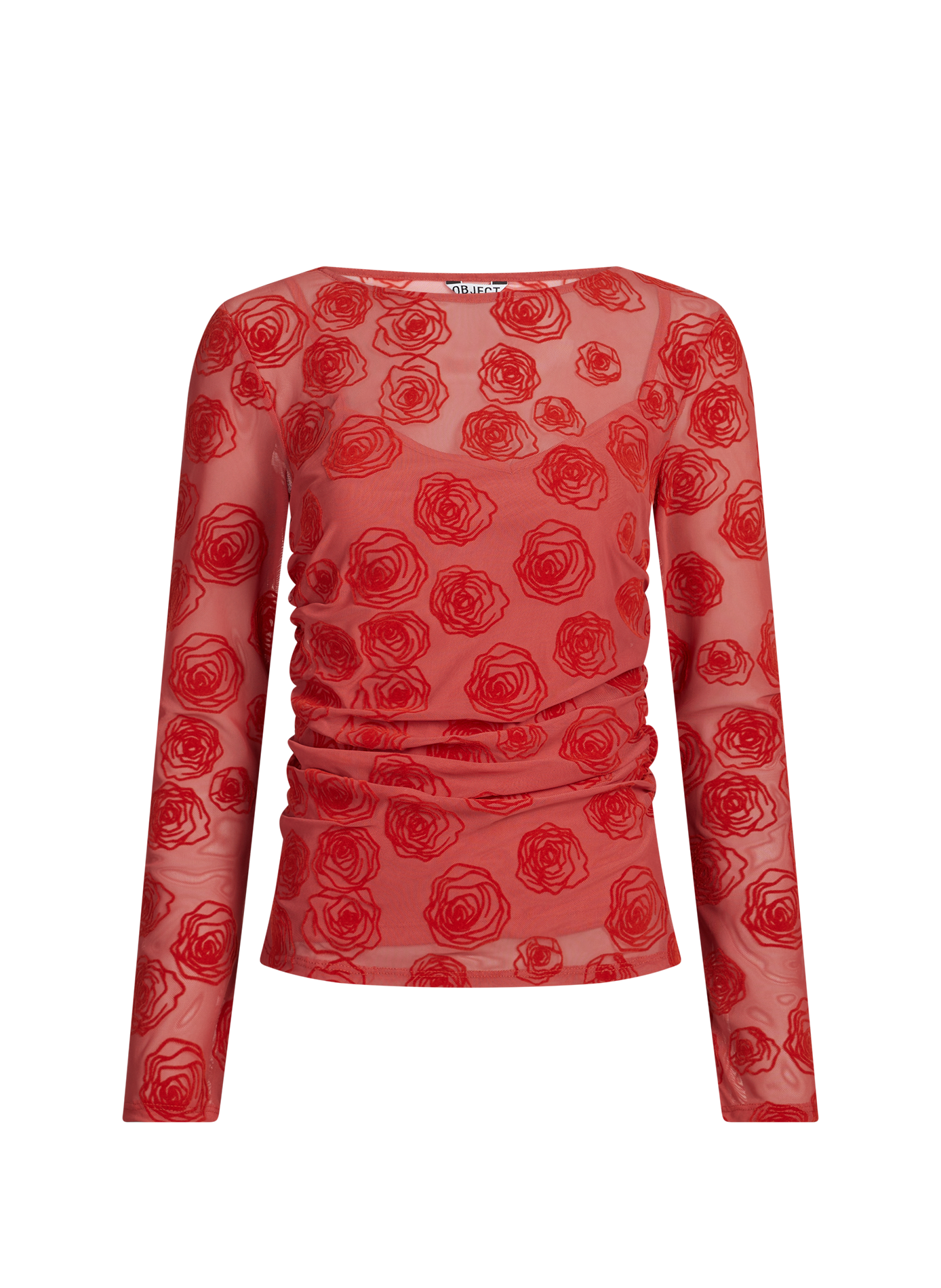 T-shirt à manches longues Objelodie fleuri OBJECT No Color