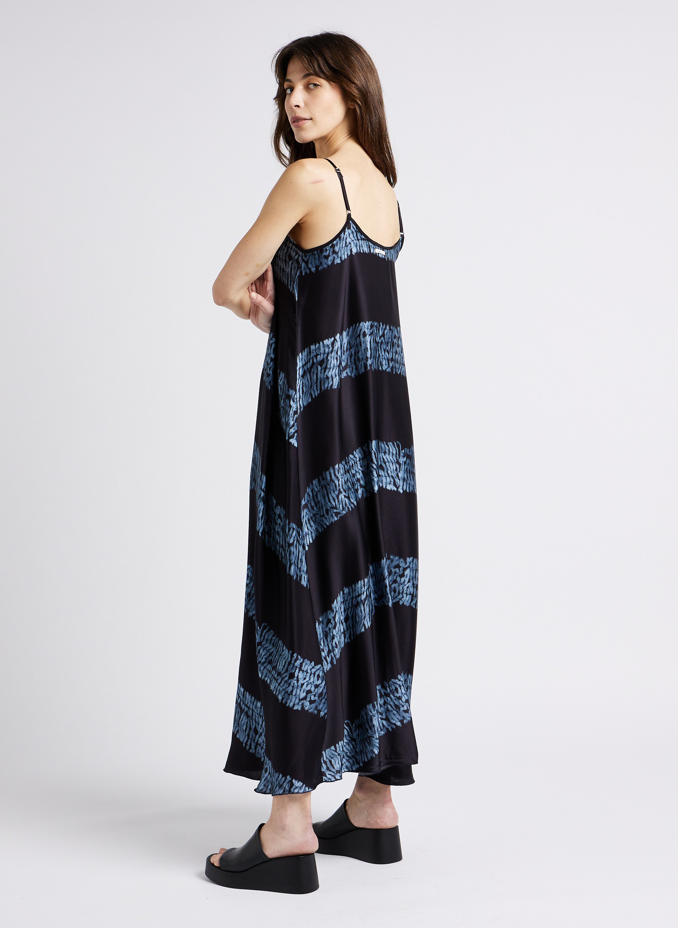 Mules compensées en cuir eugene JONAK Noir