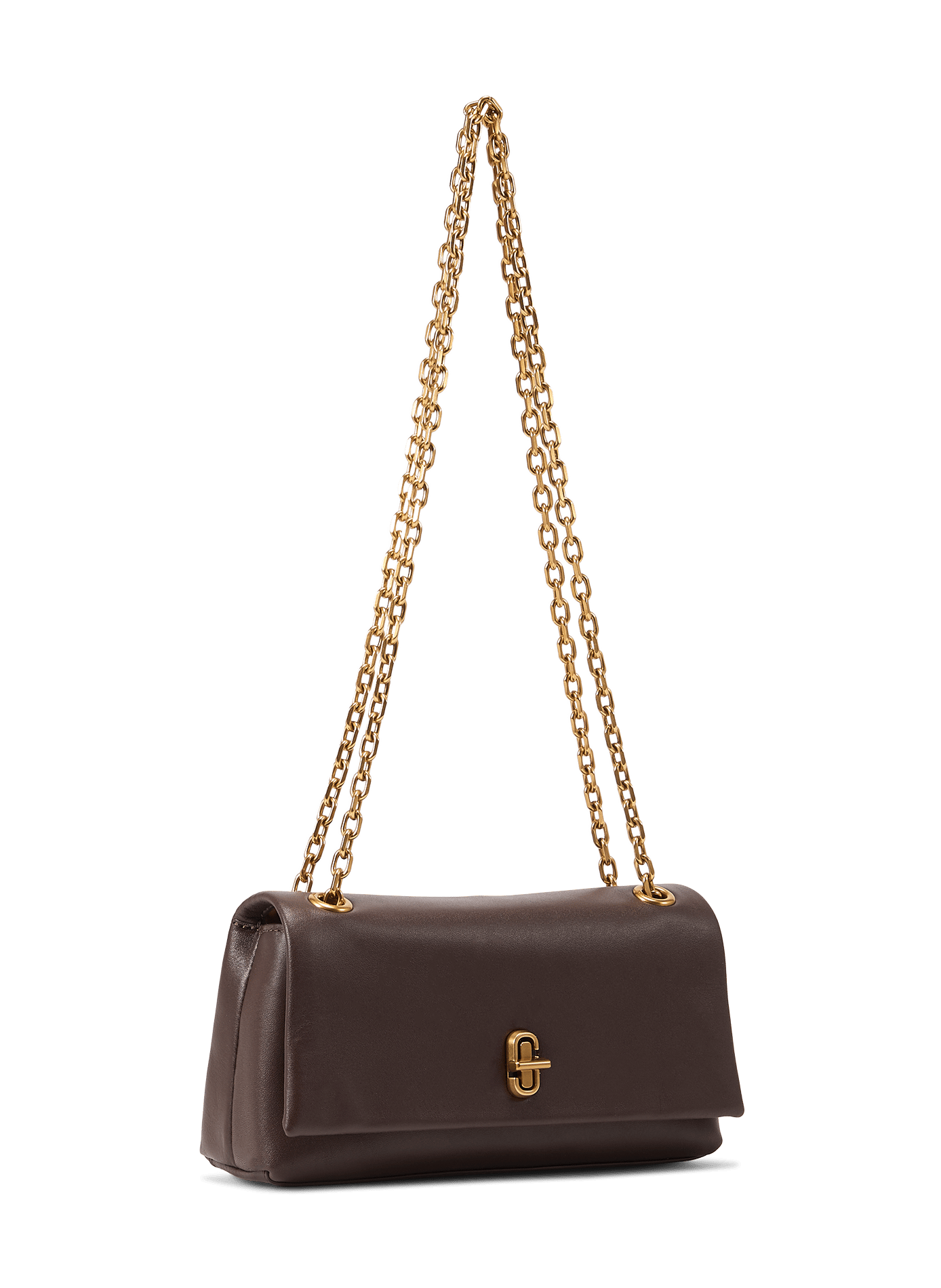 Borsa a tracolla The Dual Chain Mini Bag MARC JACOBS Marrone