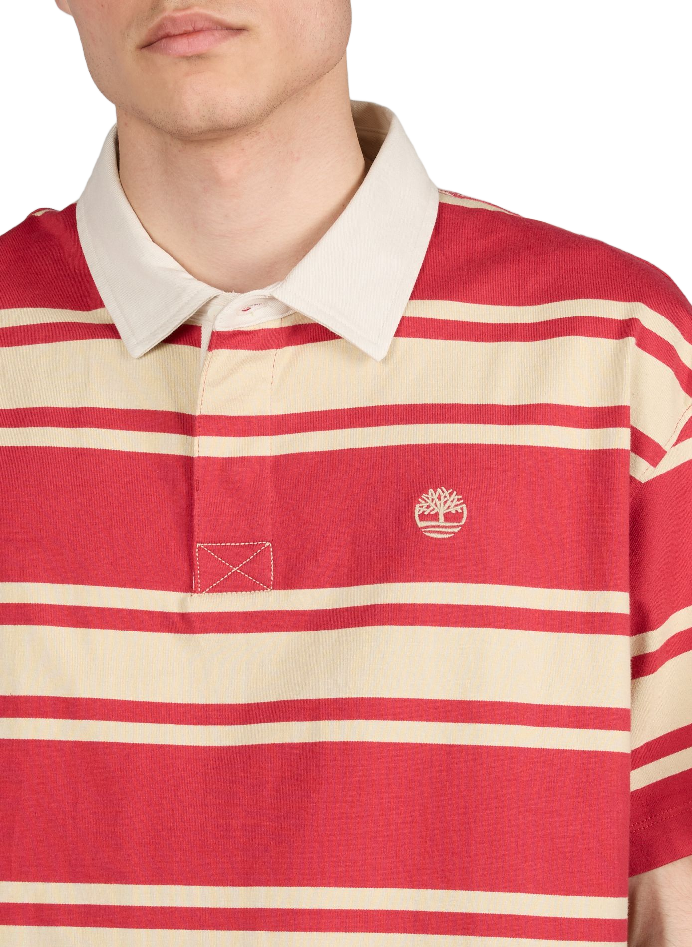Polo a righe TIMBERLAND Rosso