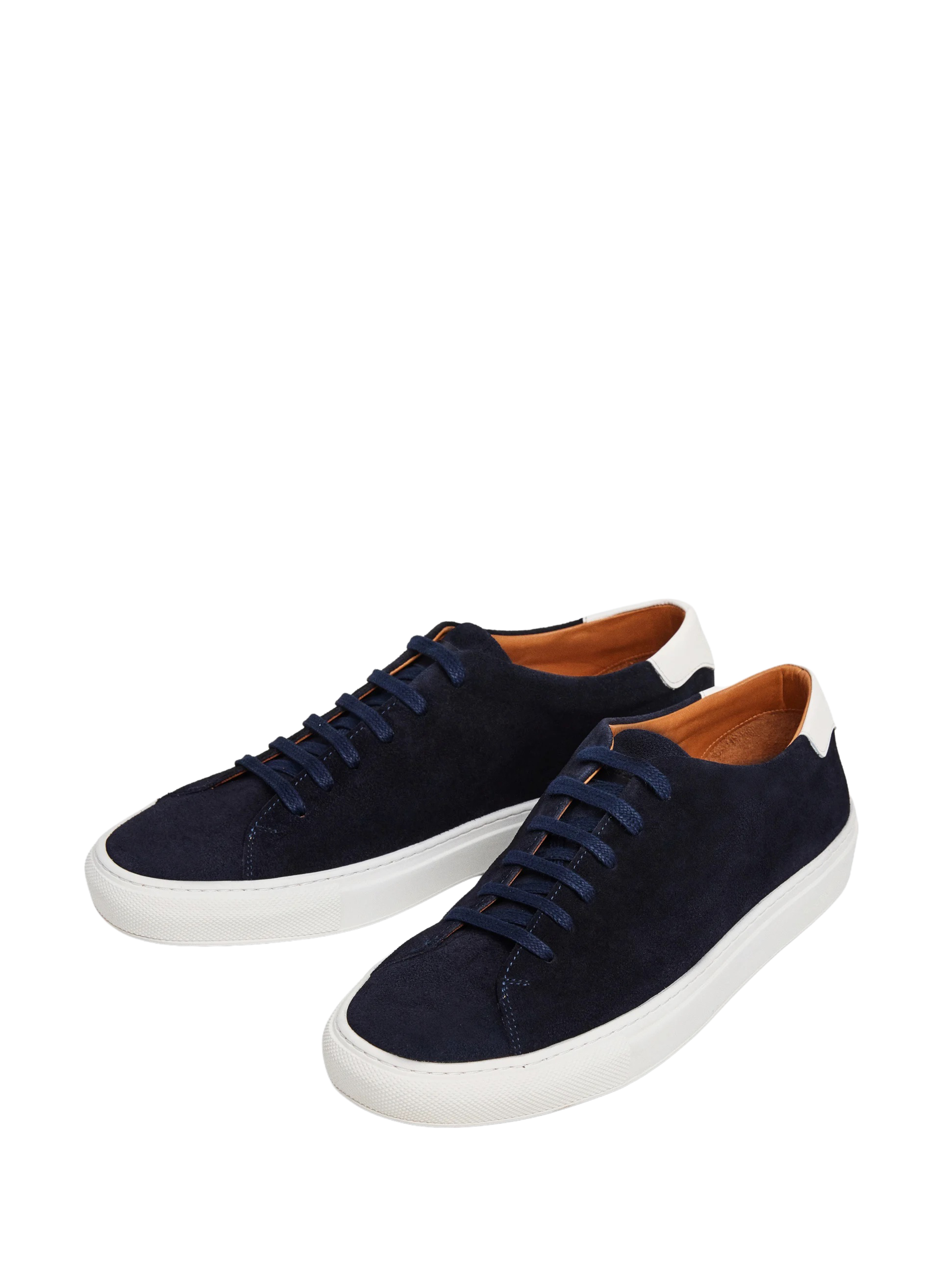 Baskets basses Idol en cuir daim HACKETT Bleu