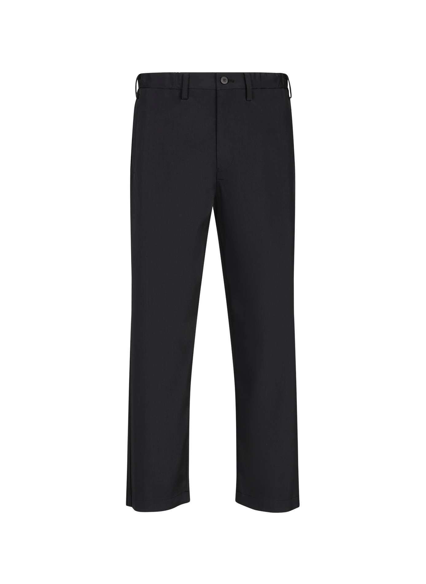 Pantalon droit aux côtés plissés ISSEY MIYAKE Noir