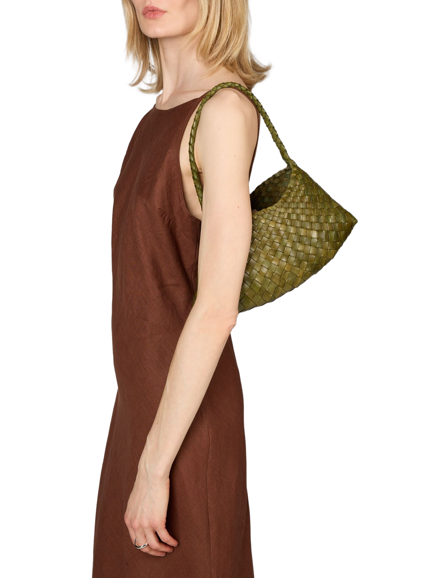 Sac à main Rosanna en cuir  DRAGON DIFFUSION Vert