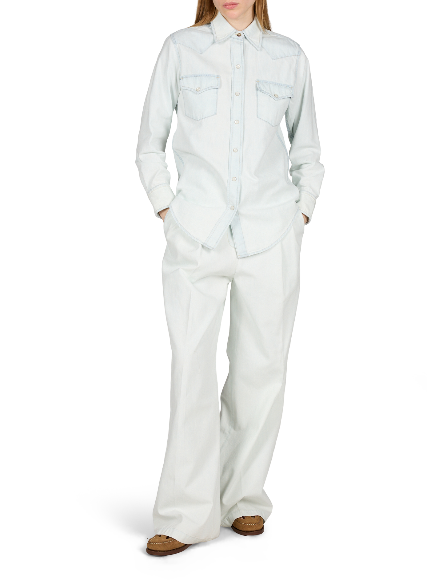 Ginny cotton pants A.P.C. Beige