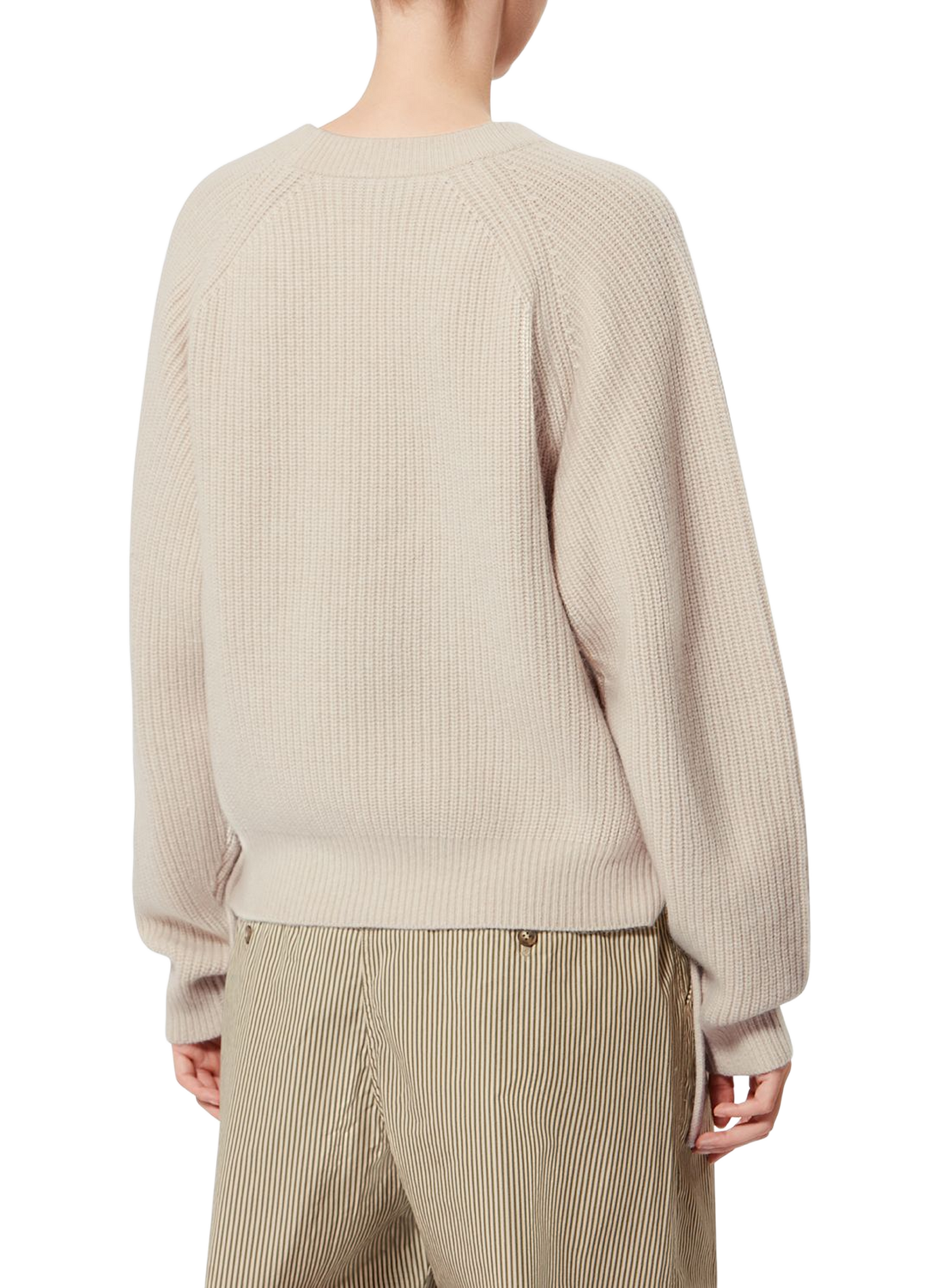 Tulliam braided wool and cashmere sweater ISABEL MARANT White