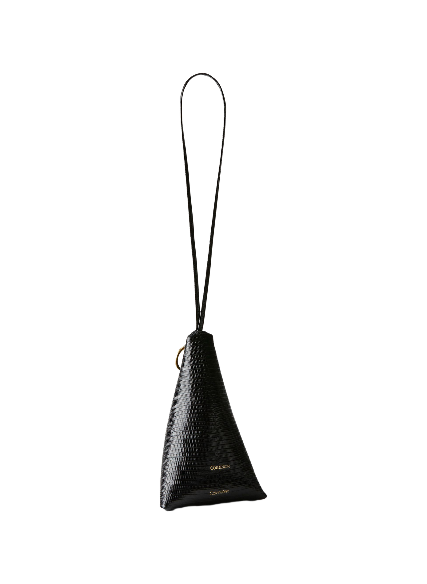 Solid leather clutch CALVIN KLEIN COLLECTION Black