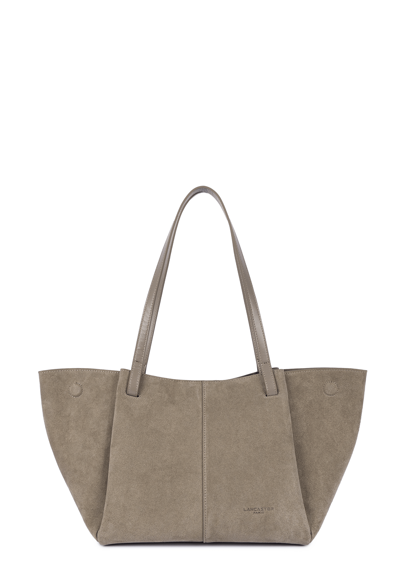Sac cabas épaule - suède LANCASTER Gris