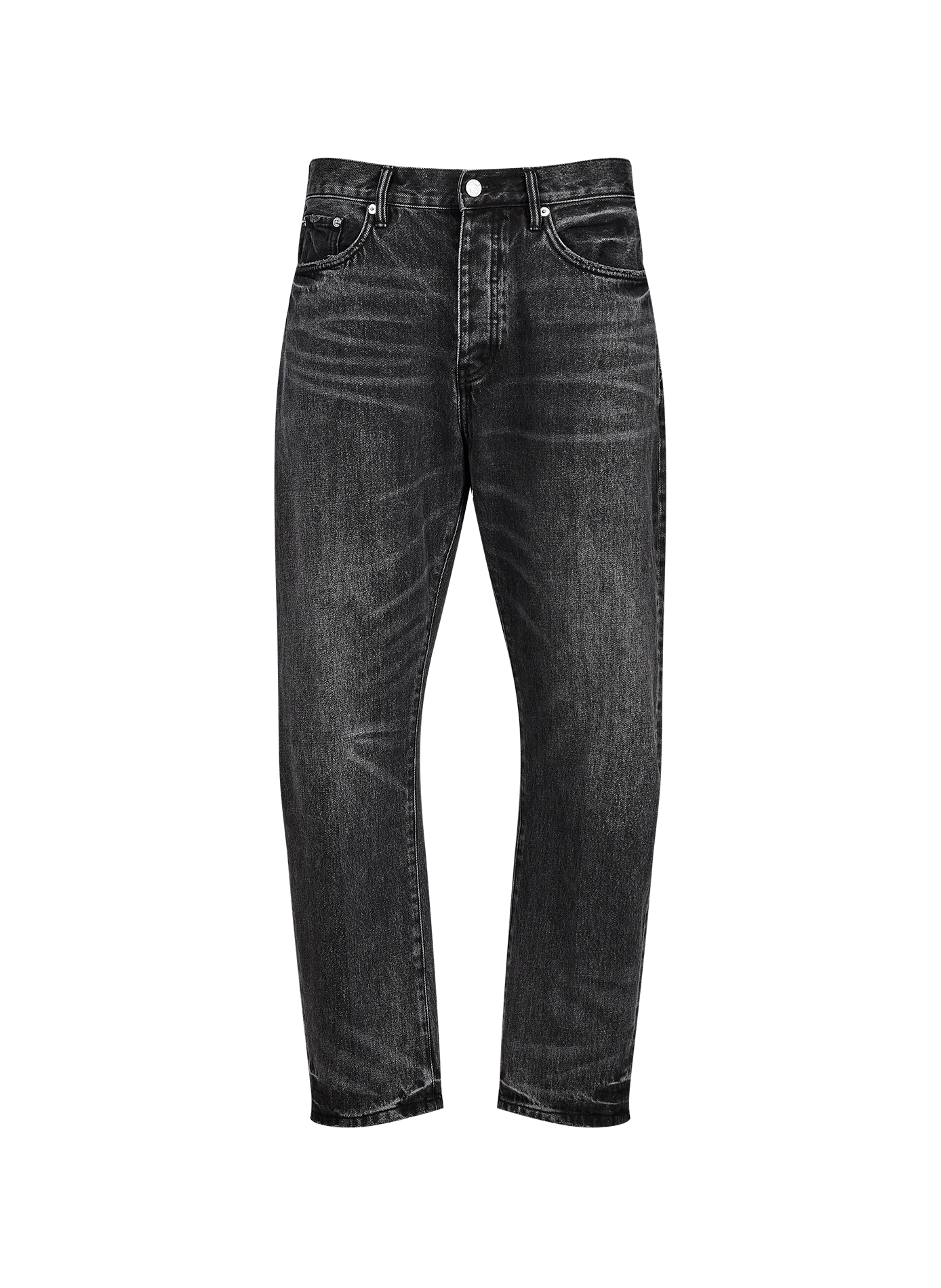 Wide cotton jeans PURPLE BRAND Black