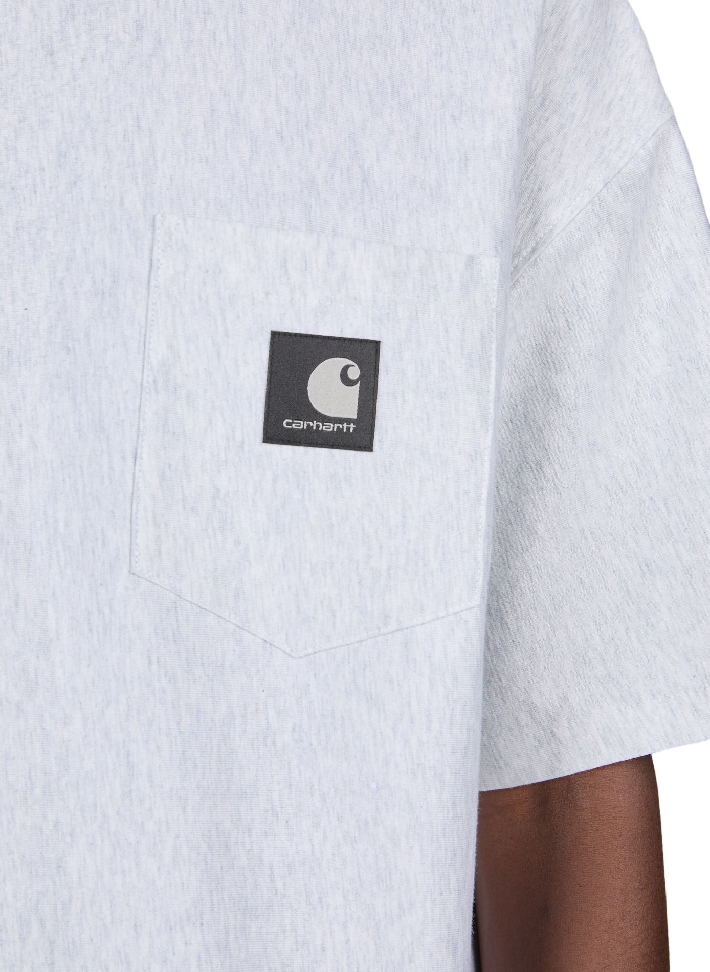 Oversize T-Shirt aus Baumwolle CARHARTT WIP Grau