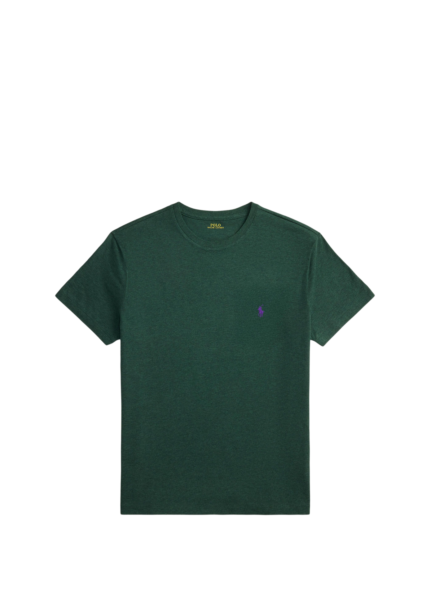 T-shirt droit à logo en coton POLO RALPH LAUREN Vert