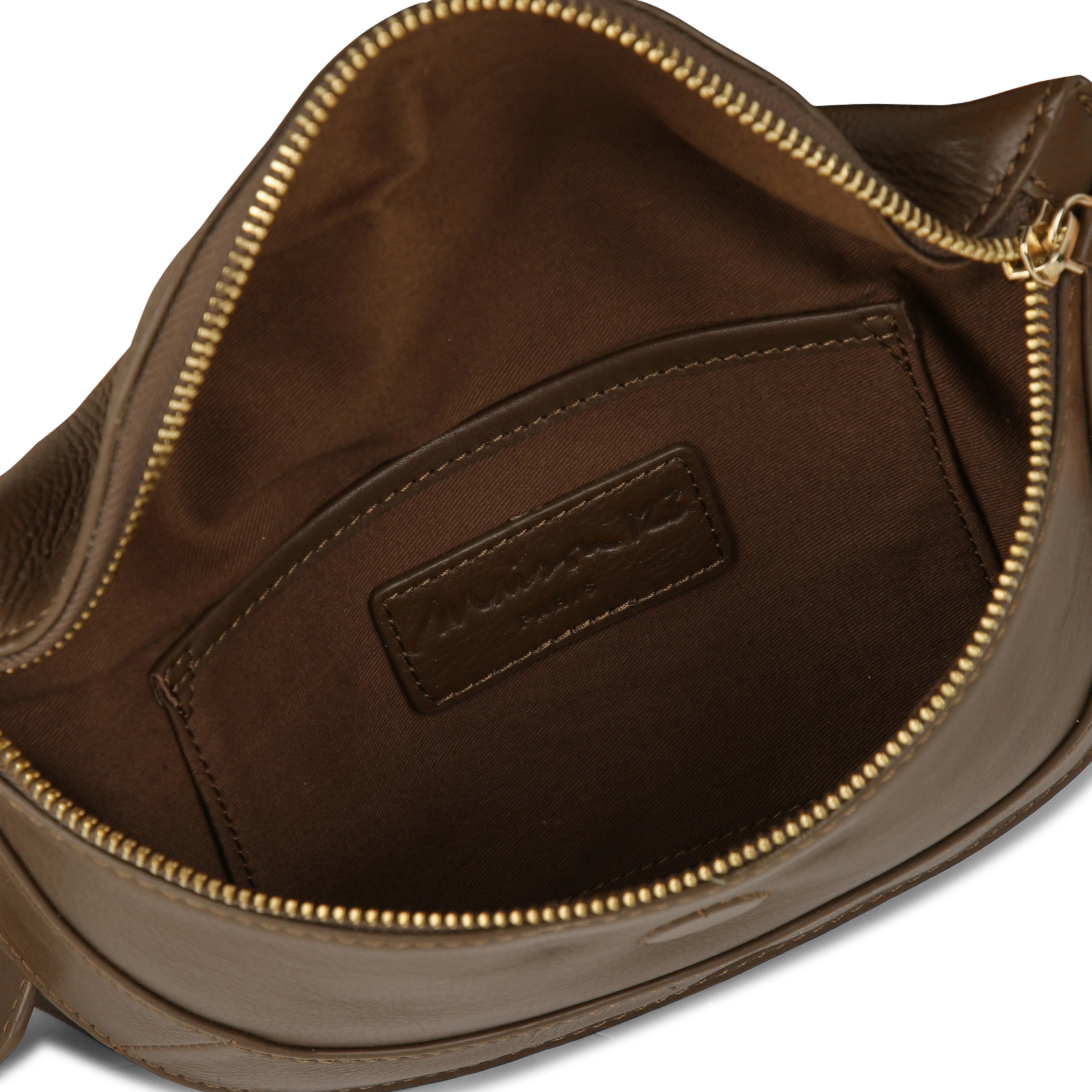 Sac banane en cuir marcel MAISON 123 Kaki