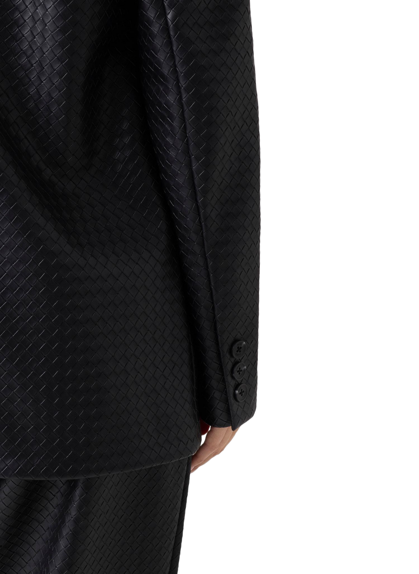 Strukturierter, gerade geschnittener Blazer GUESS Schwarz