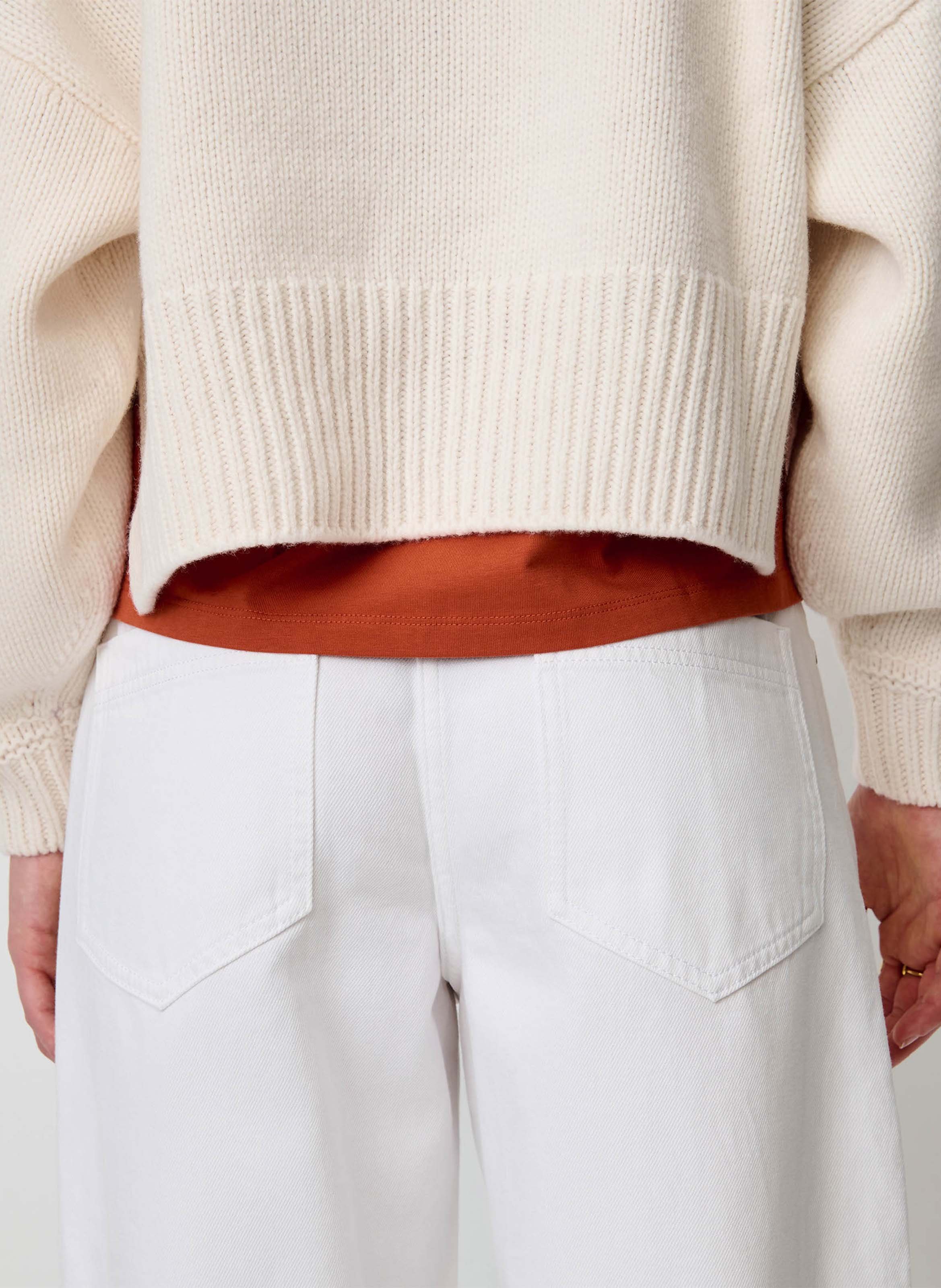 Pull ample en laine spero SESSUN Beige